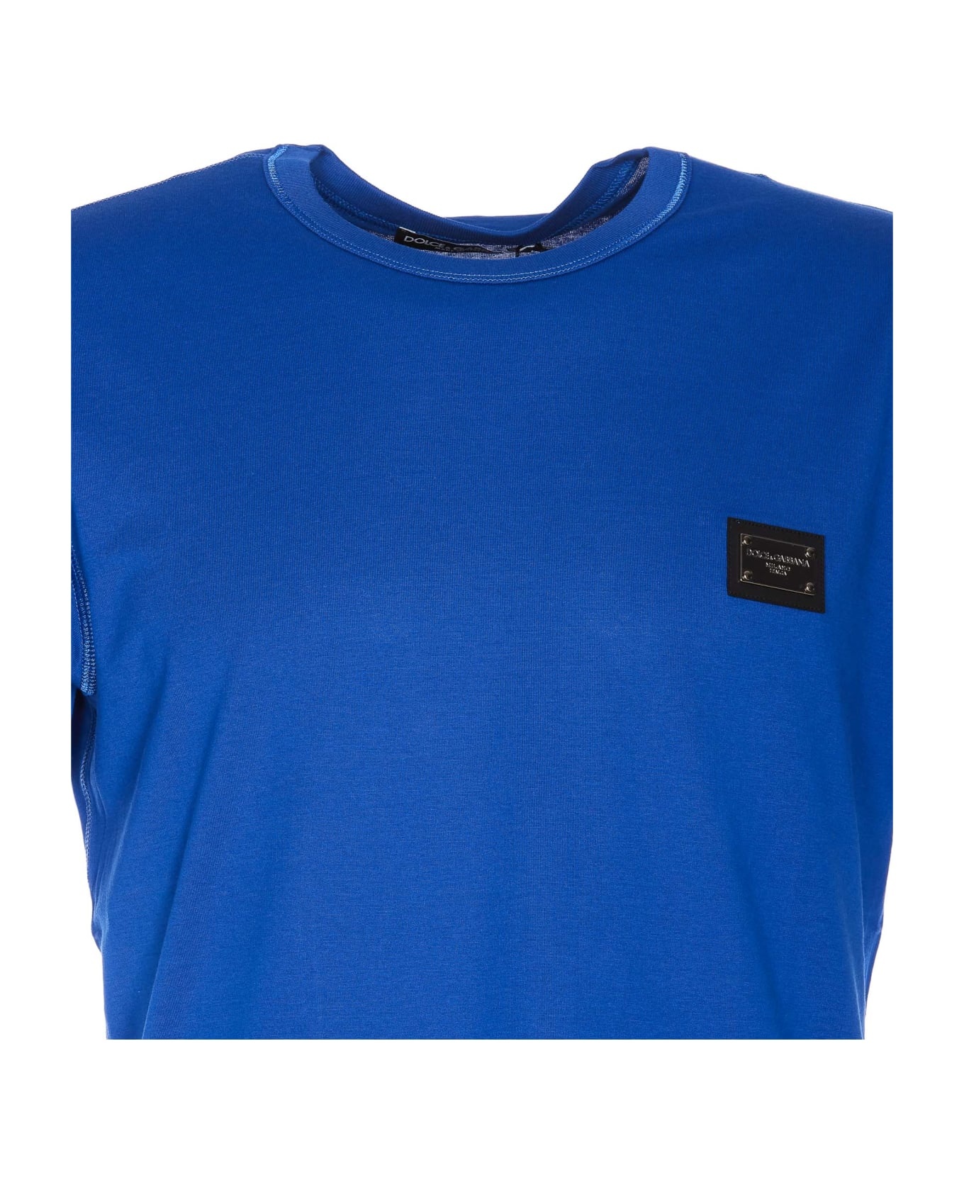 Cotton Crew-neck T-shirt - 4