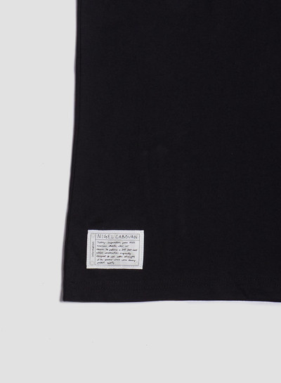 Nigel Cabourn Classic Relaxed Fit Tee in Black outlook