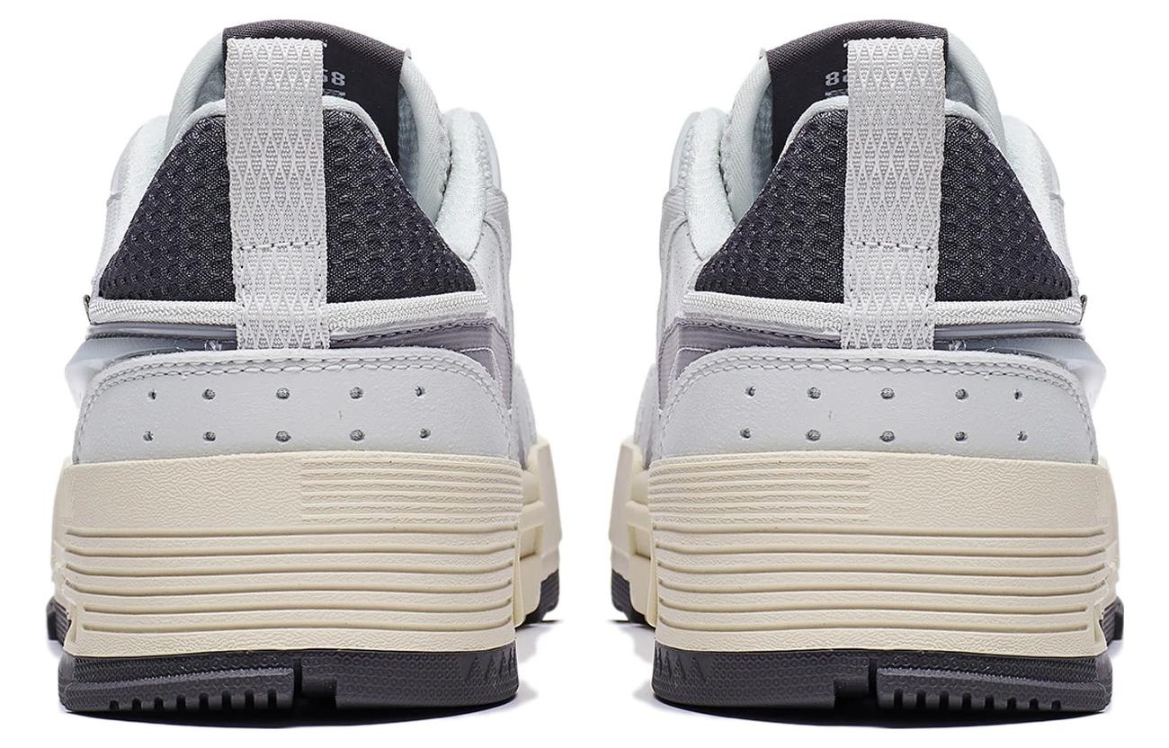 (WMNS) Li-Ning Casual Skate Shoes 'White Silver' AGCT136-4 - 6