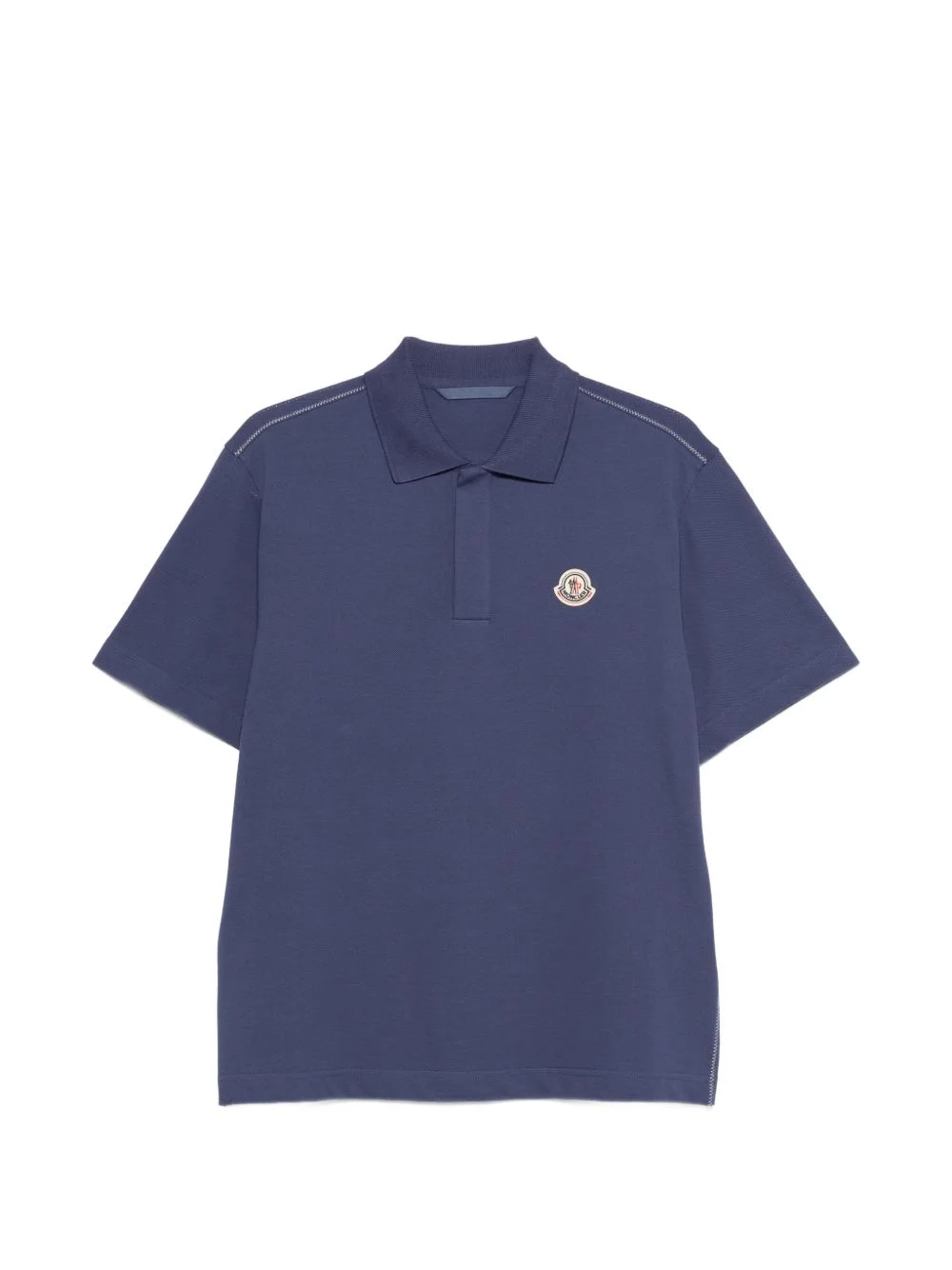 logo patch polo shirt - 1