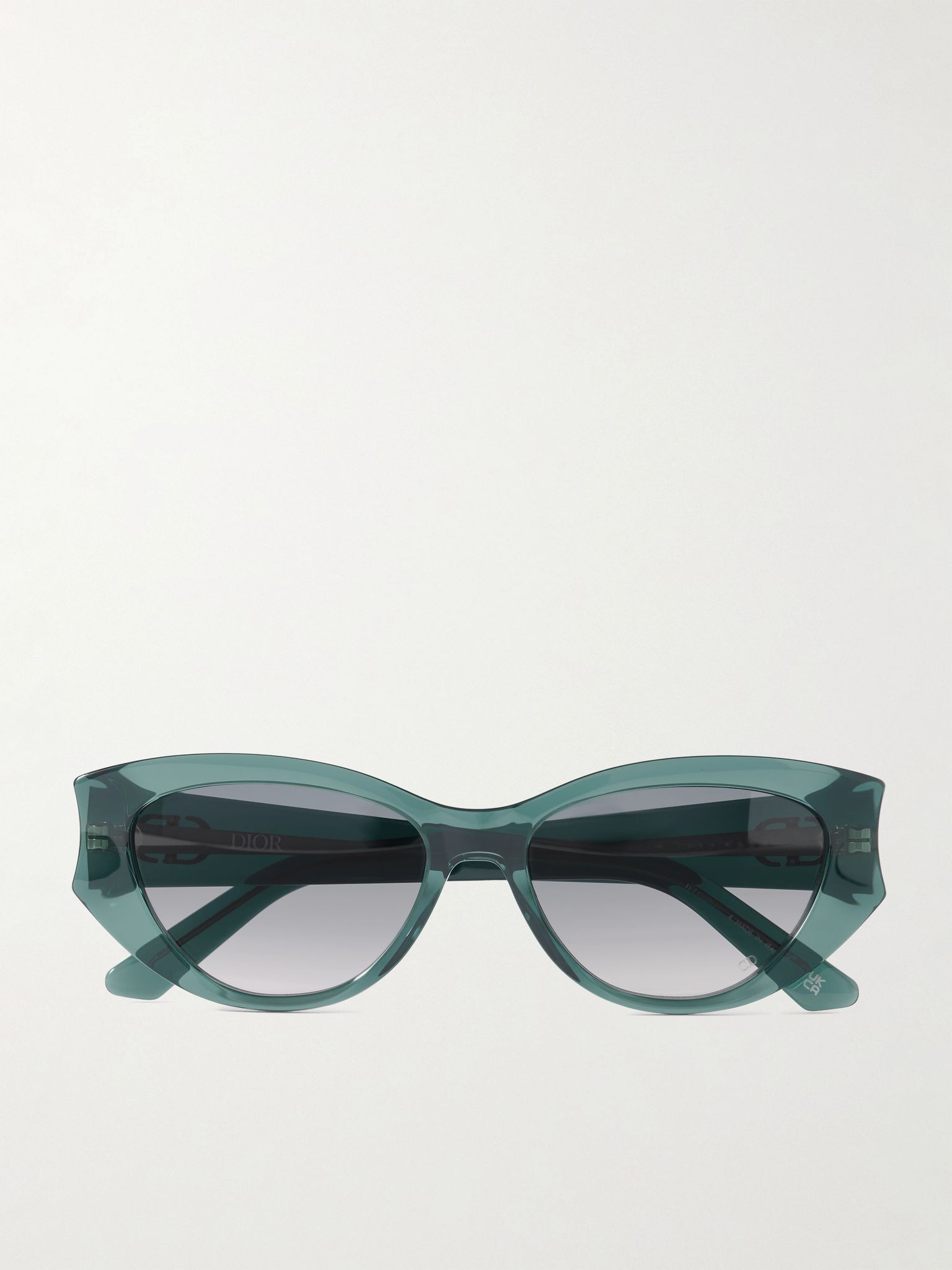 DiorGlow B1I cat-eye acetate sunglasses Turquoise - 1