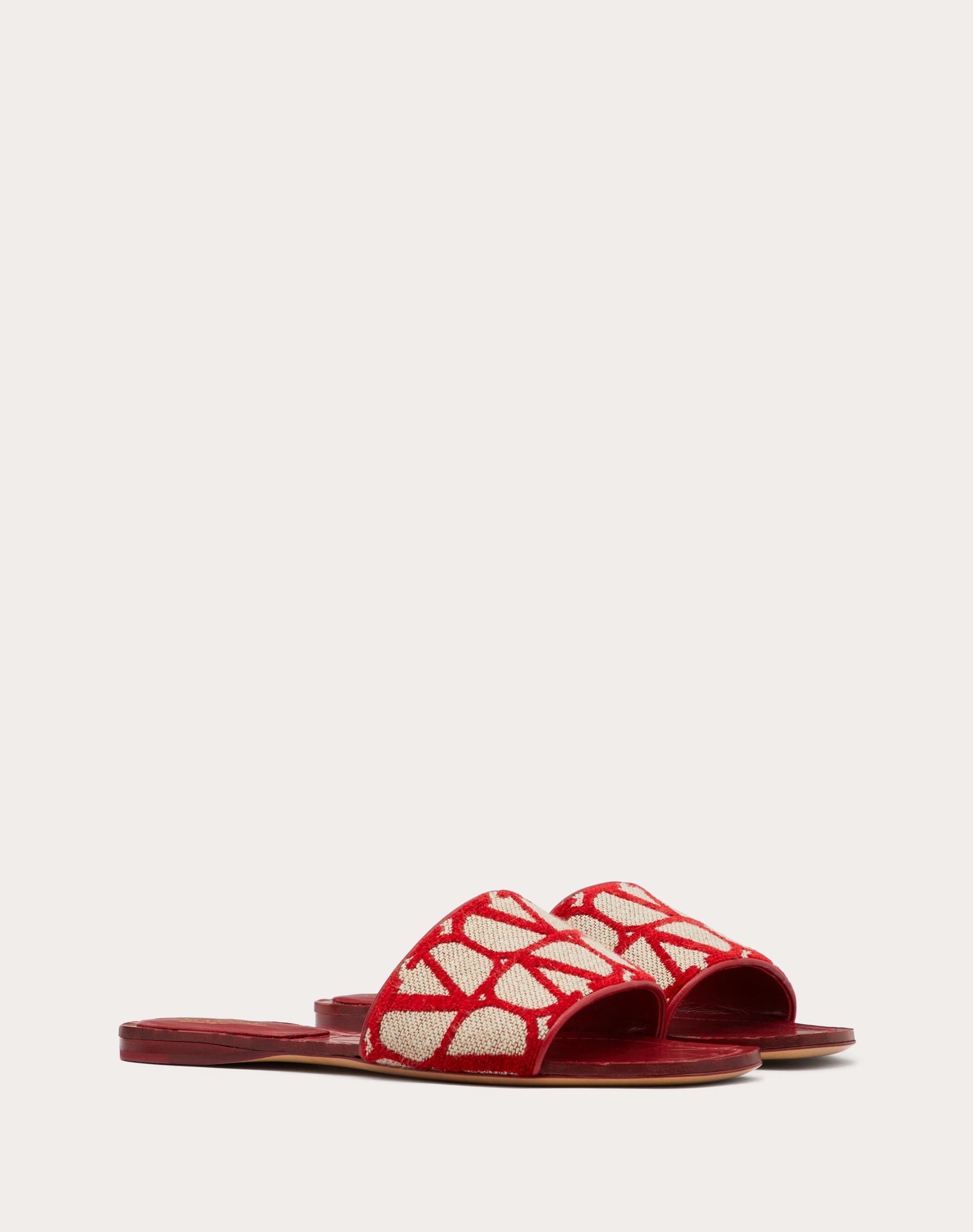 Valentino TOILE ICONOGRAPHE SLIDE SANDAL | REVERSIBLE