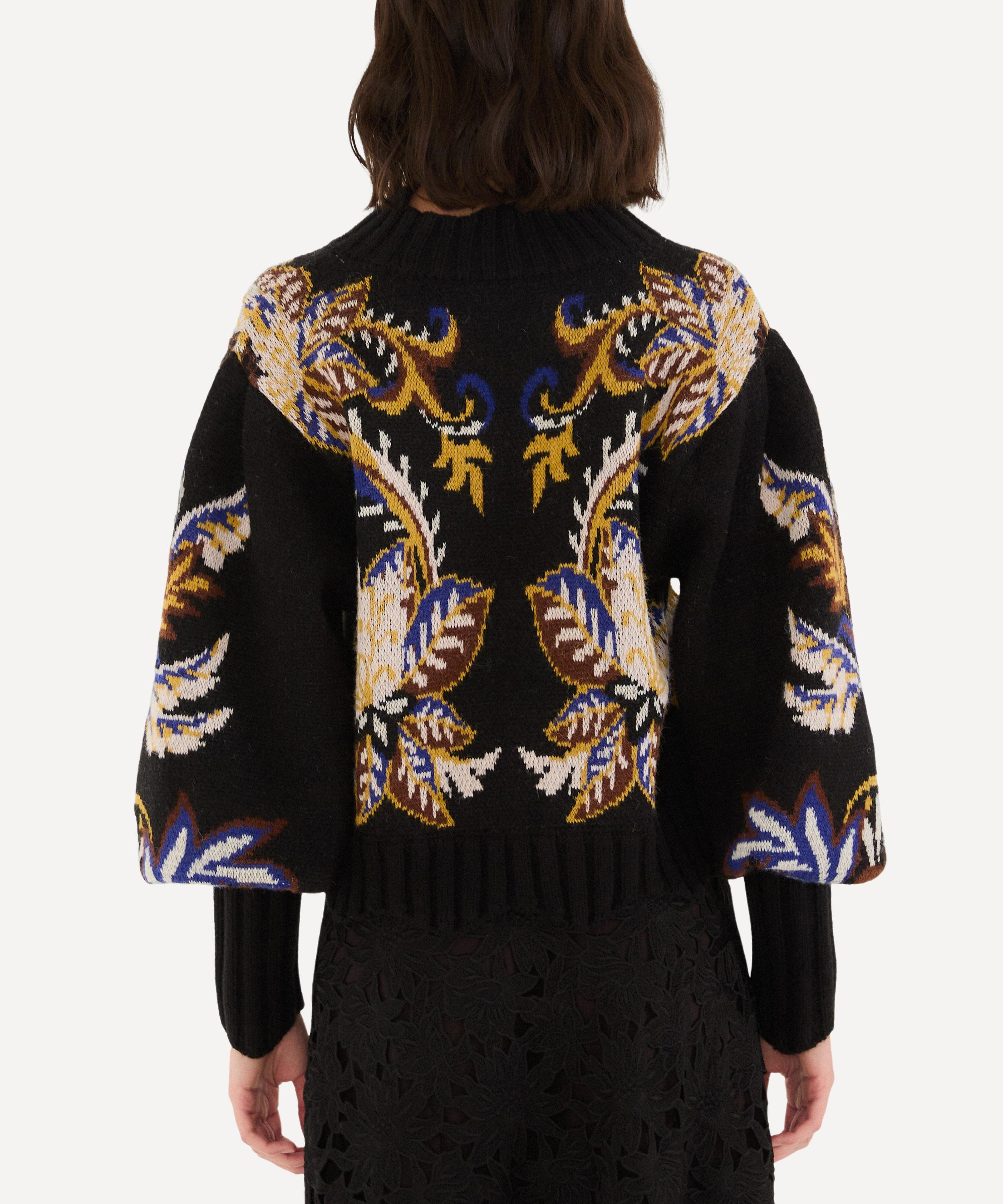 Black Arabesque Paradise Knit Jumper - 2