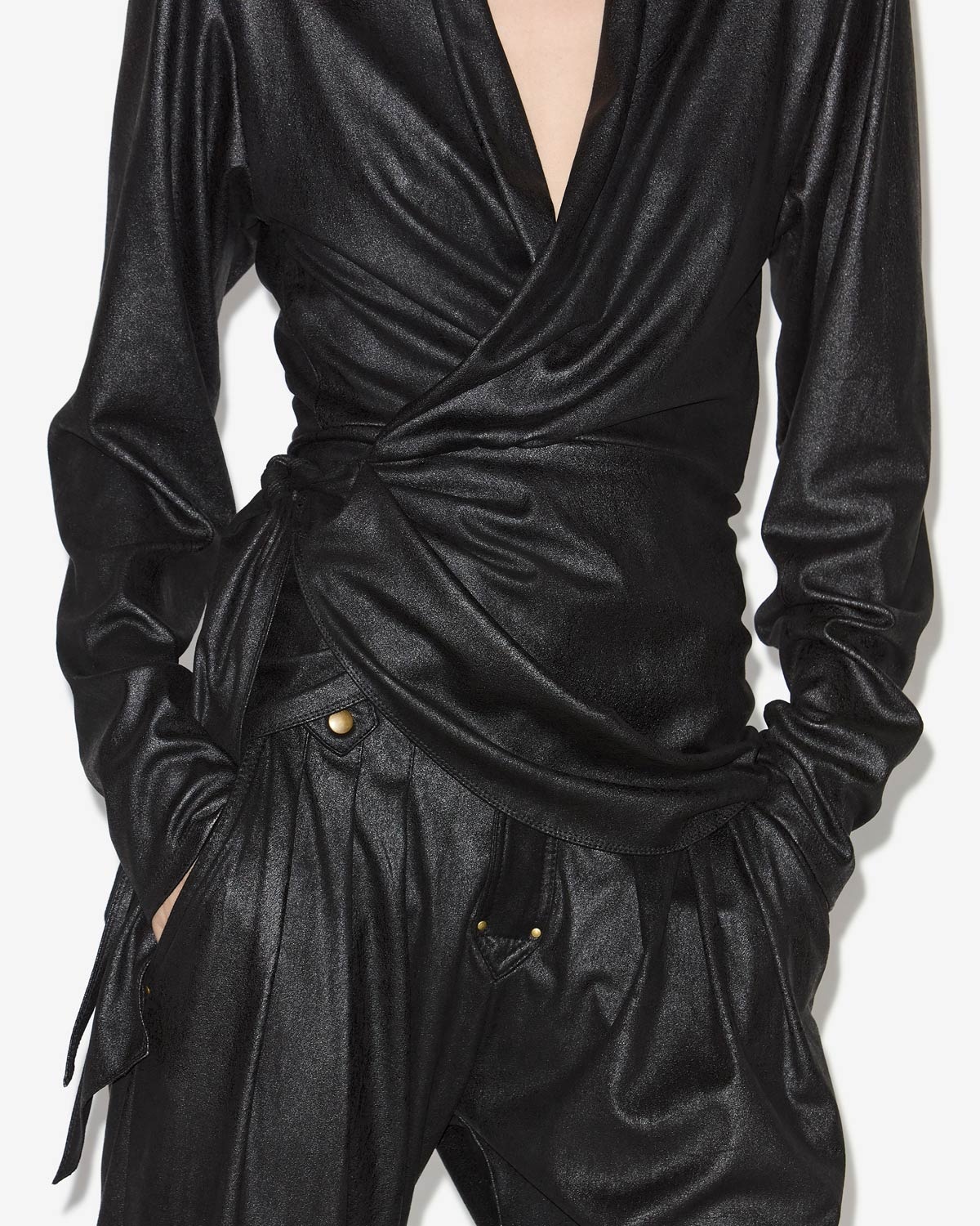 CINAYE WRAP-OVER TOP - 3