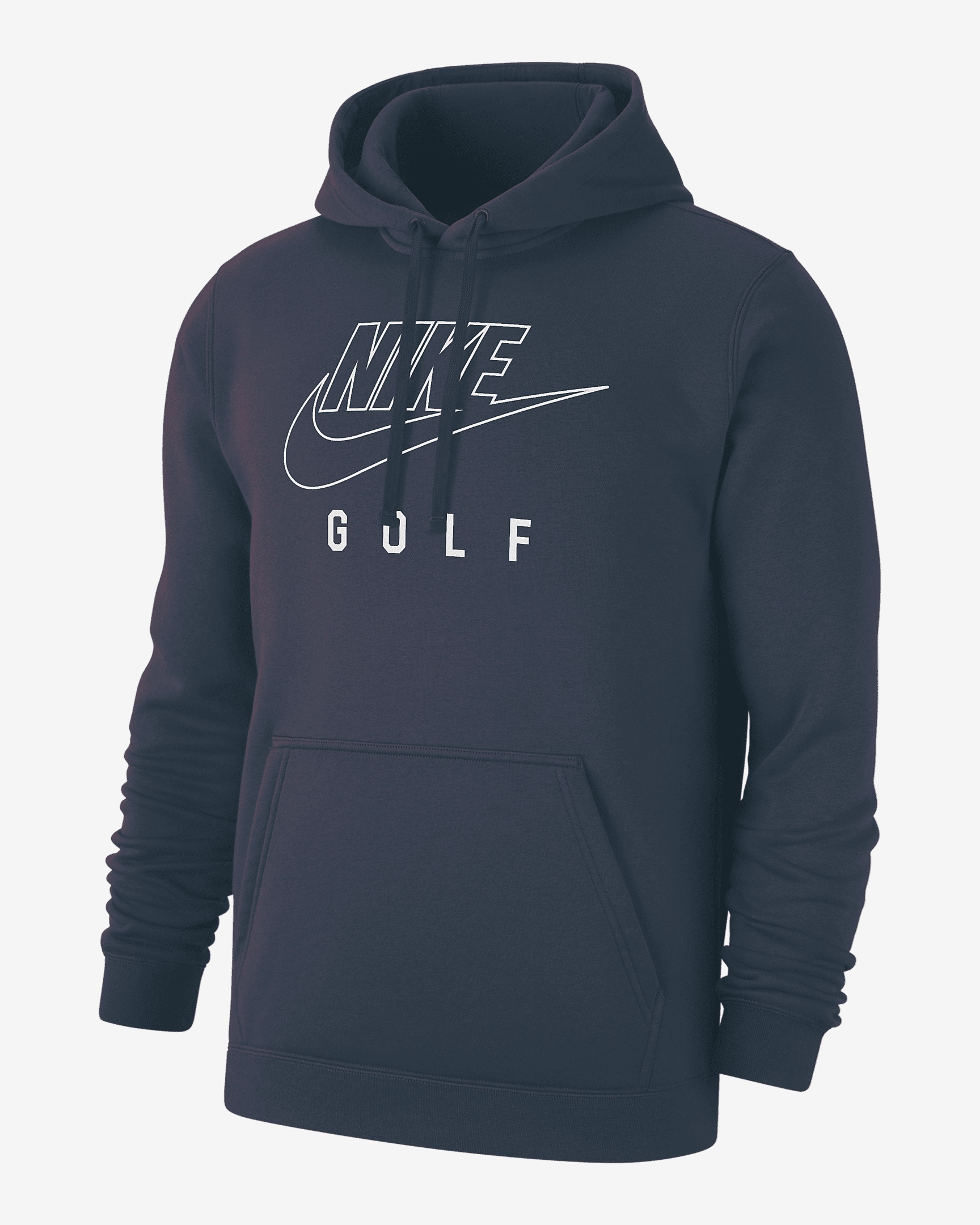 Nike Swoosh Club Fleece Men's Golf Pullover Hoodie - 1