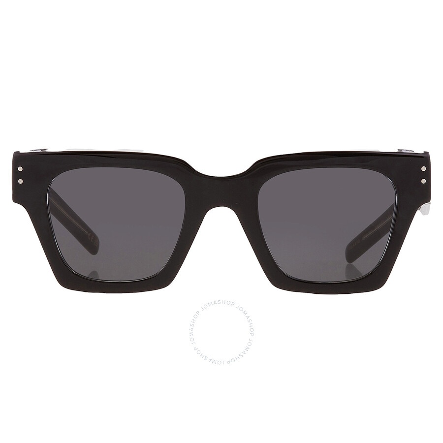 Dolce and Gabbana Grey Square Men's Sunglasses DG4413 675/R5 48 - 1