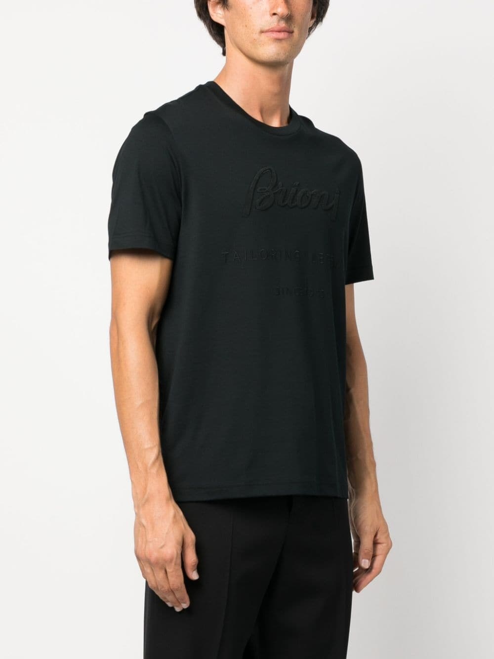 logo-appliqué cotton T-shirt - 3