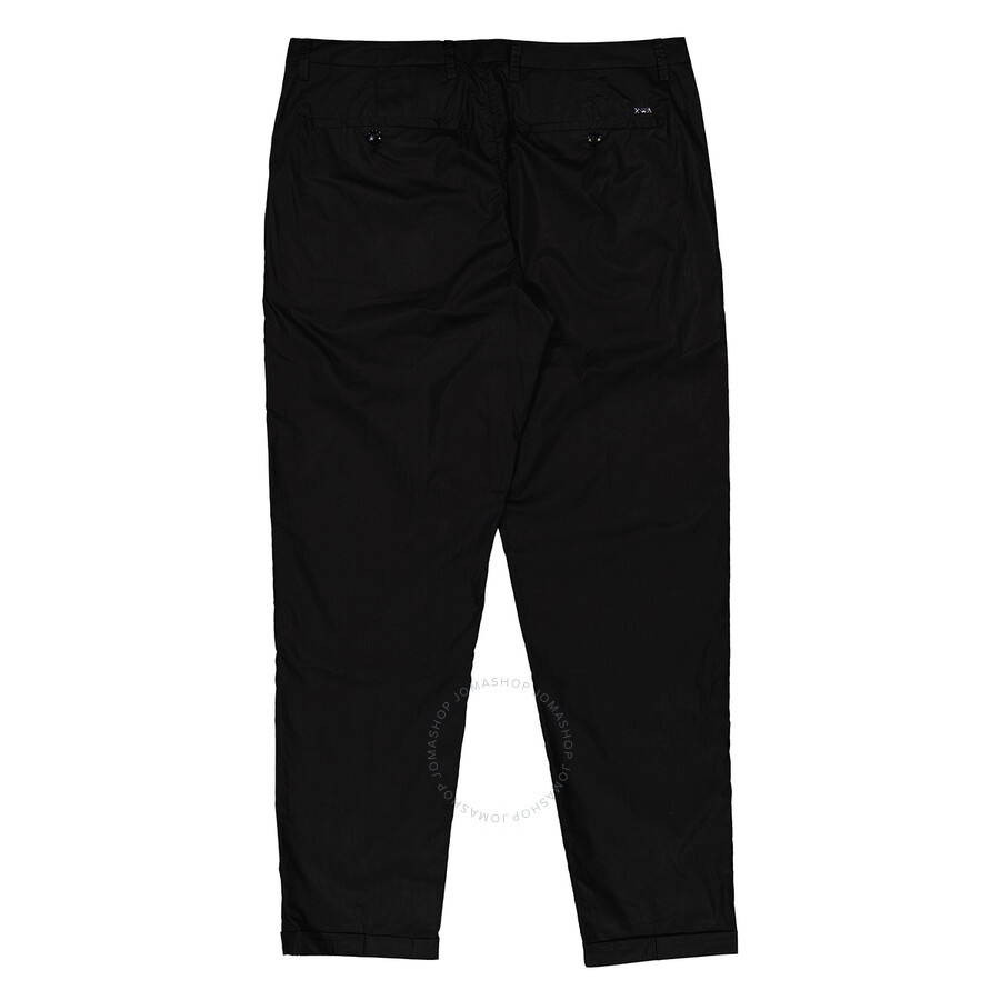 Emporio Armani Men's Black Ultra-Light Poplin Chinos - 2