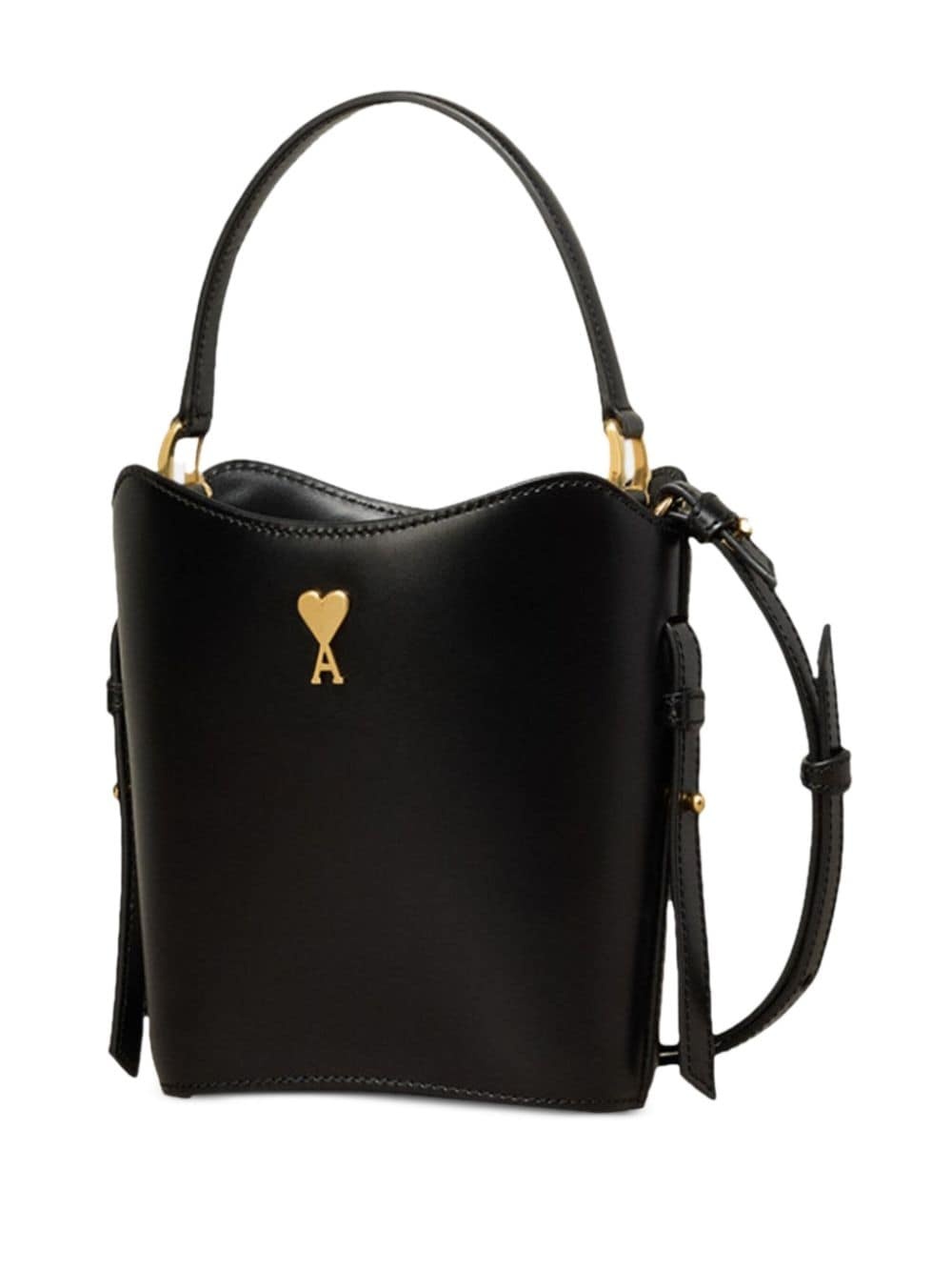 mini Paris Paris leather tote bag - 7