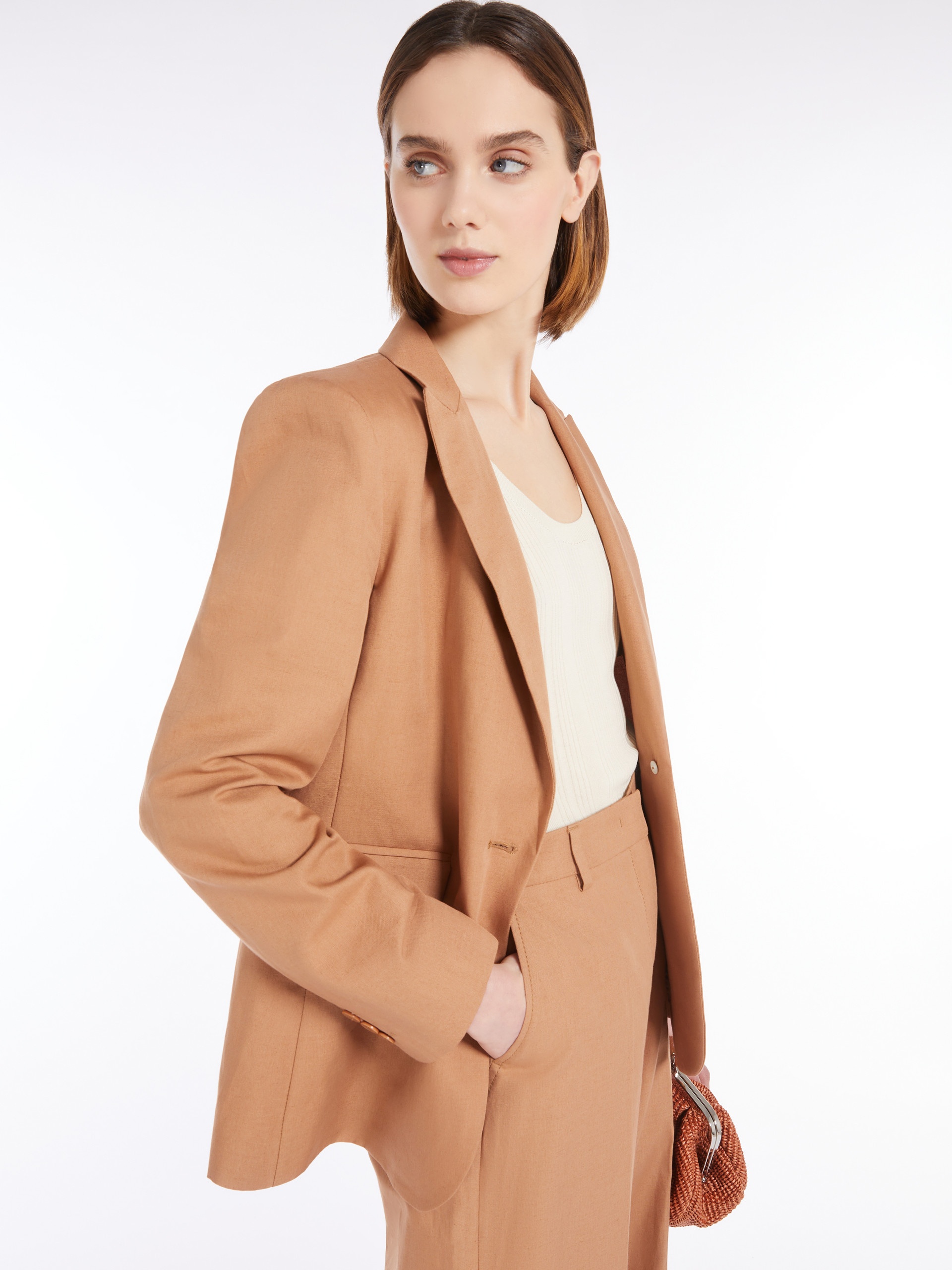 QUITO Cotton and linen blazer - 5