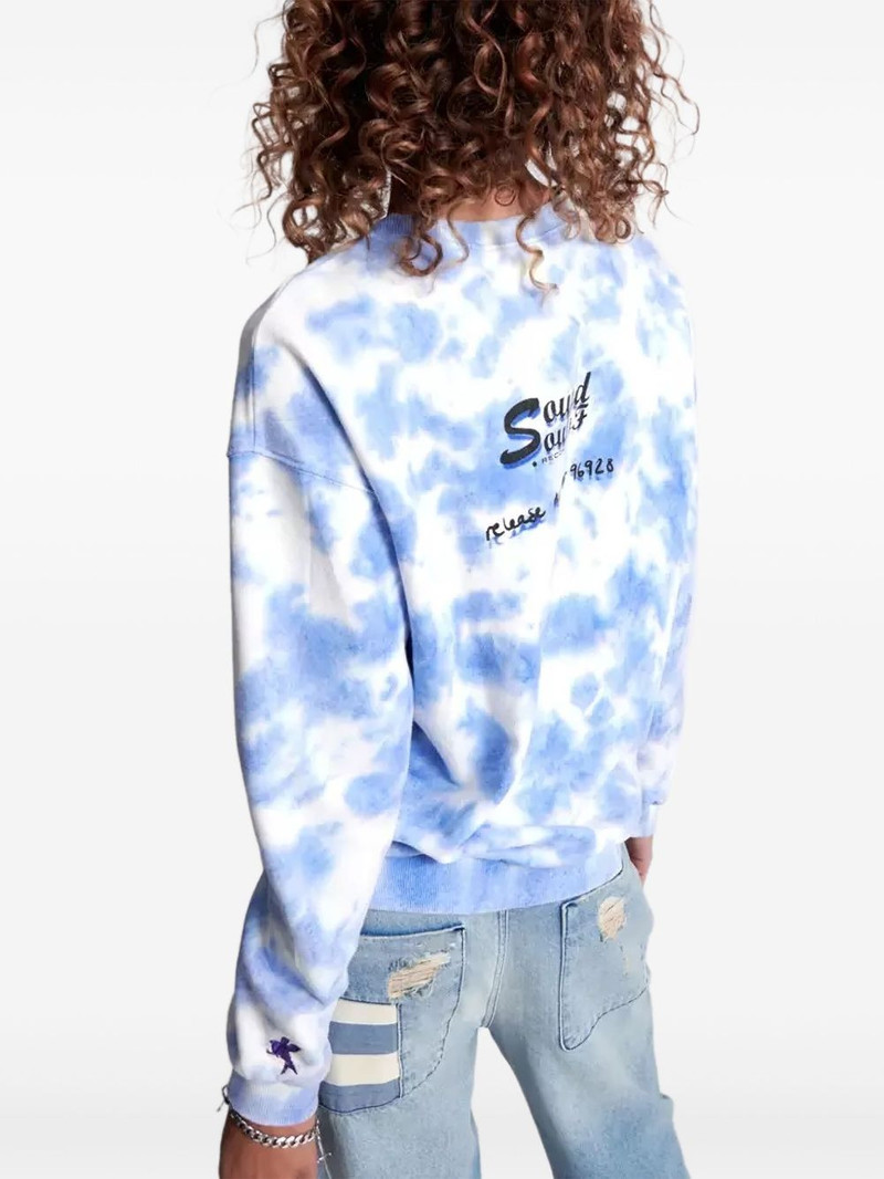 tie-dye round-neck sweatshirt 3