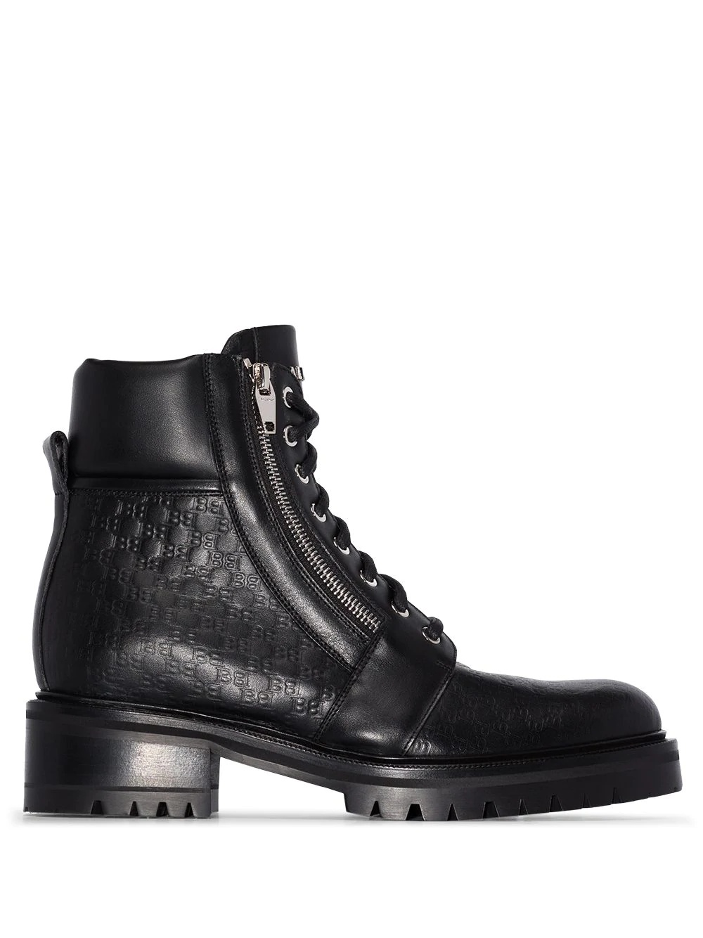 Ranger logo embossed combat boots - 1