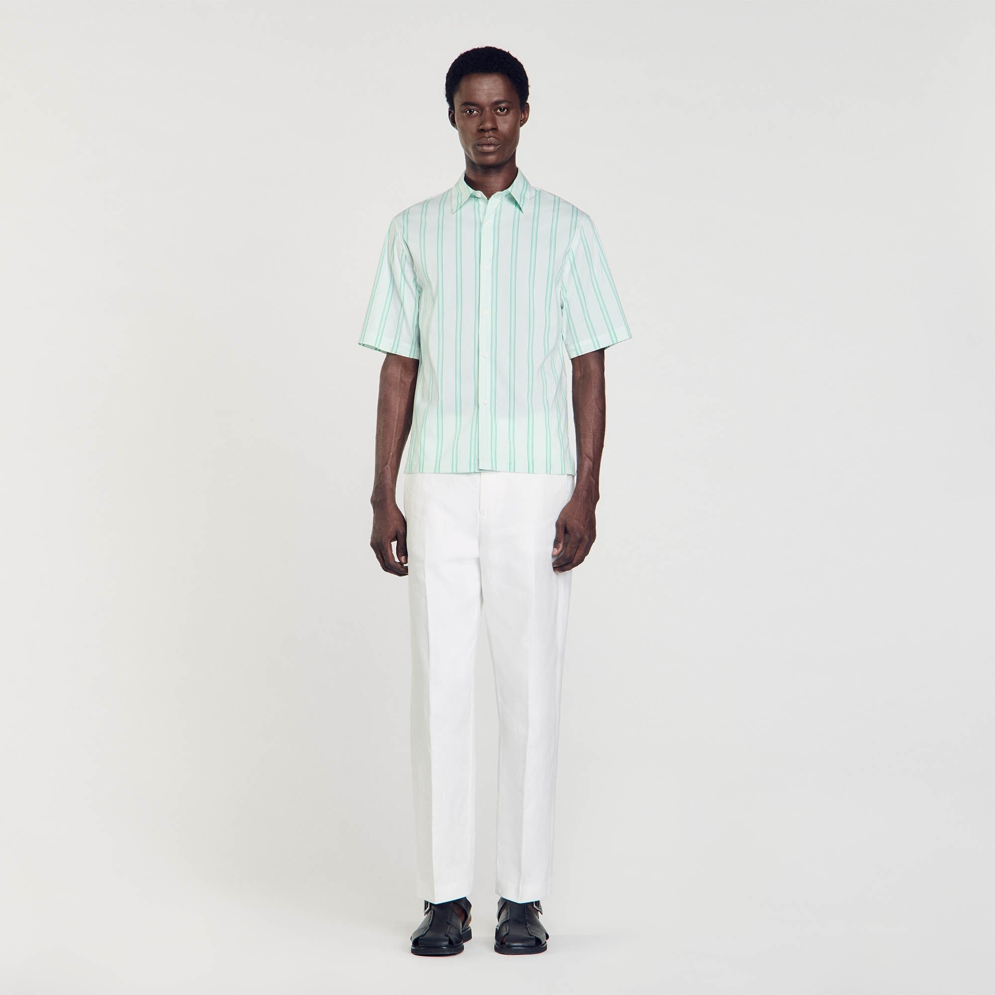 STRIPY SHORT-SLEEVED SHIRT - 3