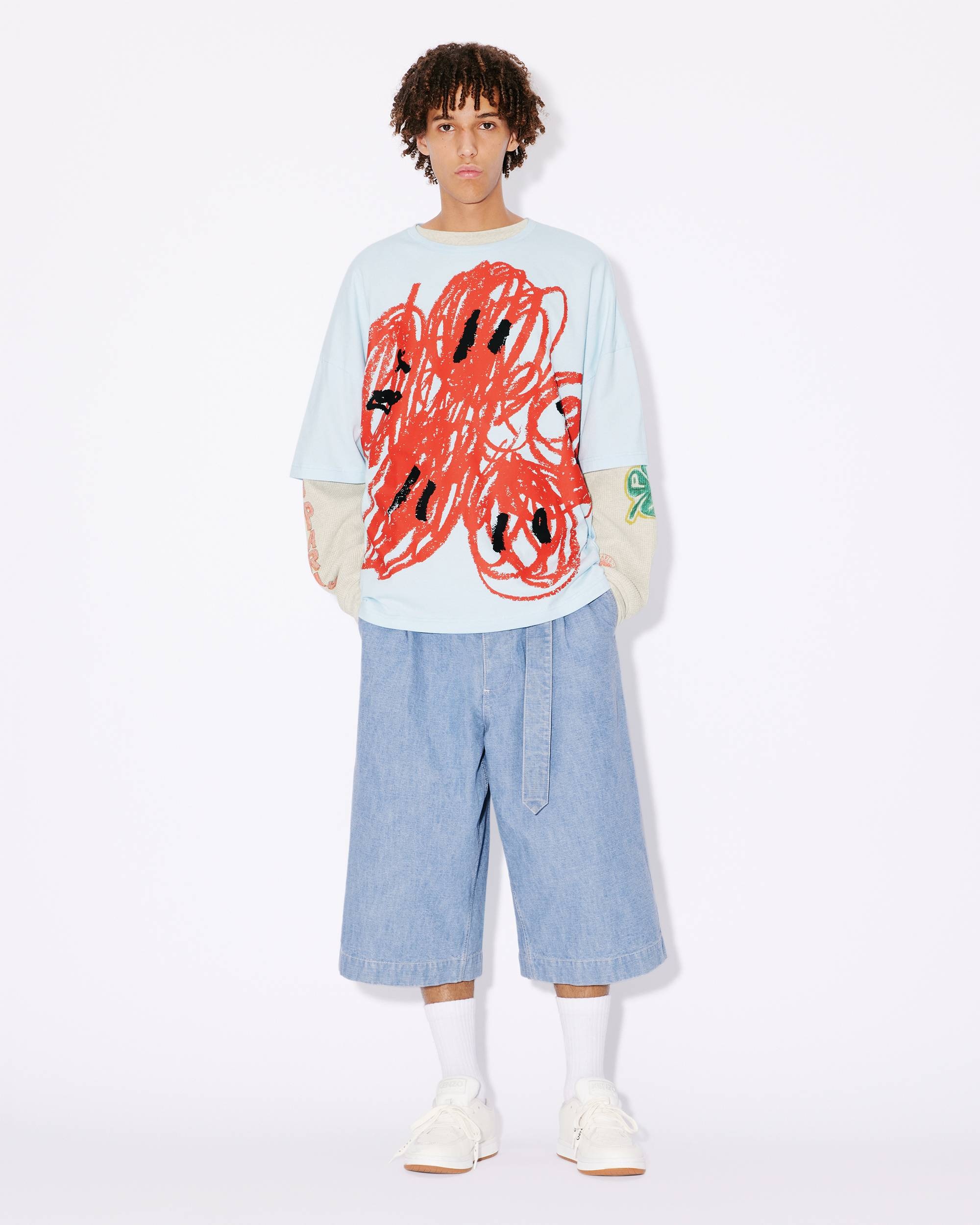 'KENZO Drawn Varsity' T-shirt - 5