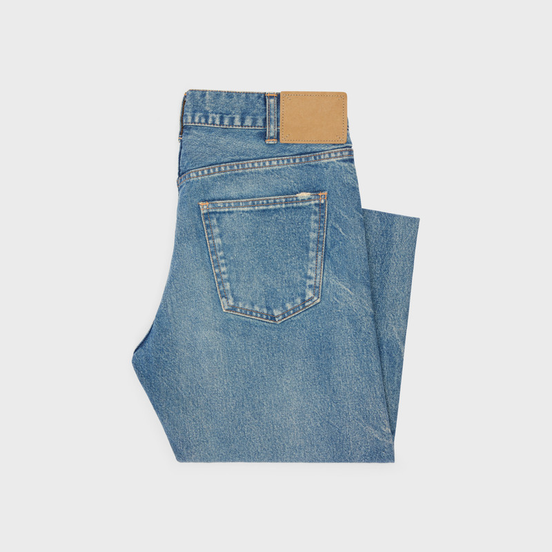 CELINE POLLY JEANS IN CRYSTAL RINSE DENIM outlook