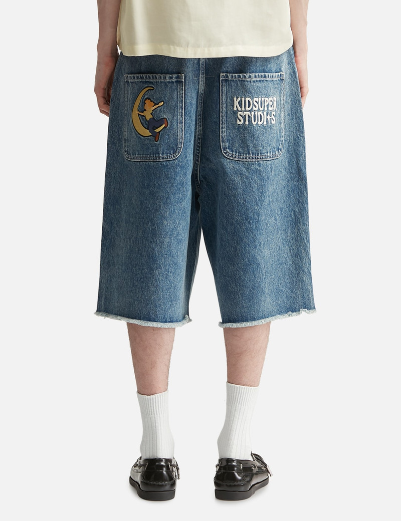 PATCHES DENIM LONG SHORT 4