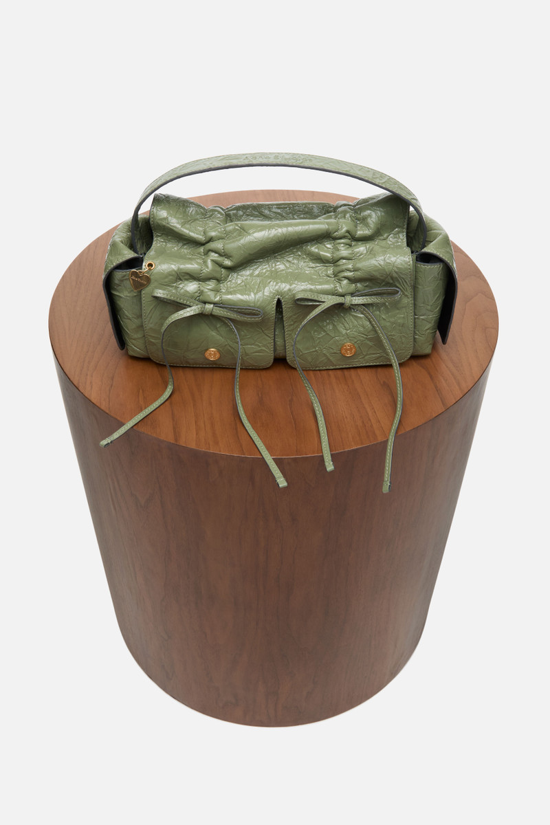 Acne Studios Multipocket shoulder bag - Wheat green outlook