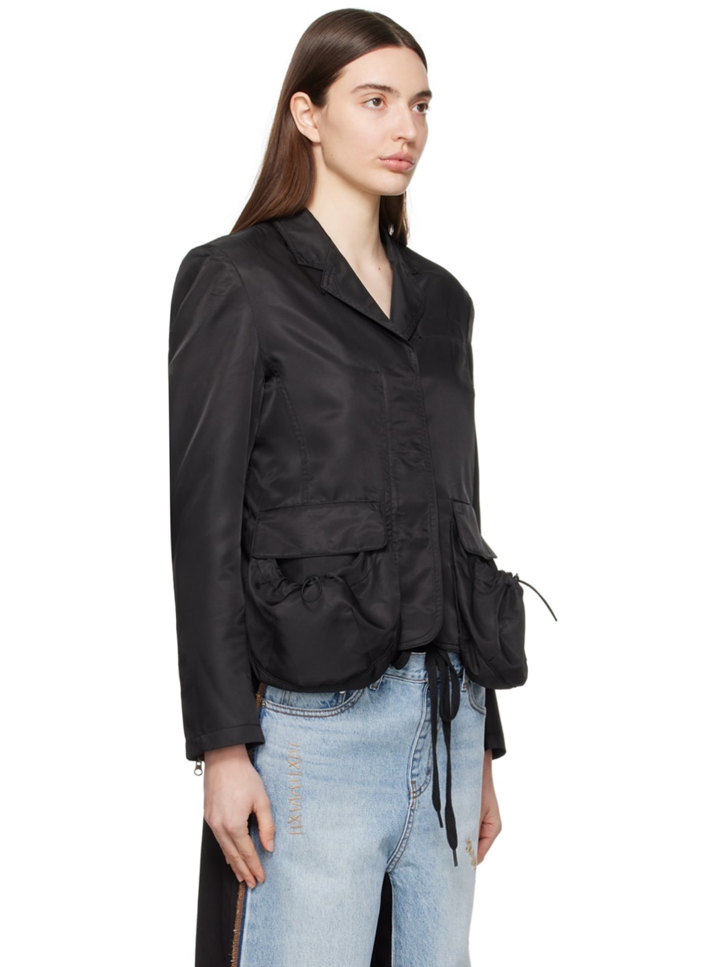 Black Patch Pocket Jacket - 2