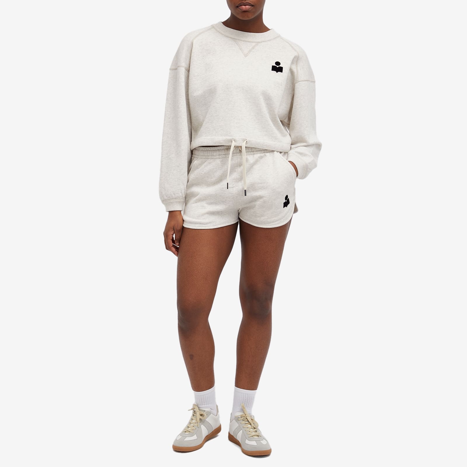 その他 ISABEL MARANT ETOILE 'Margo' sweatshirt Prissa logo sweatshirt Woman ecru | ISABEL MARANT Official