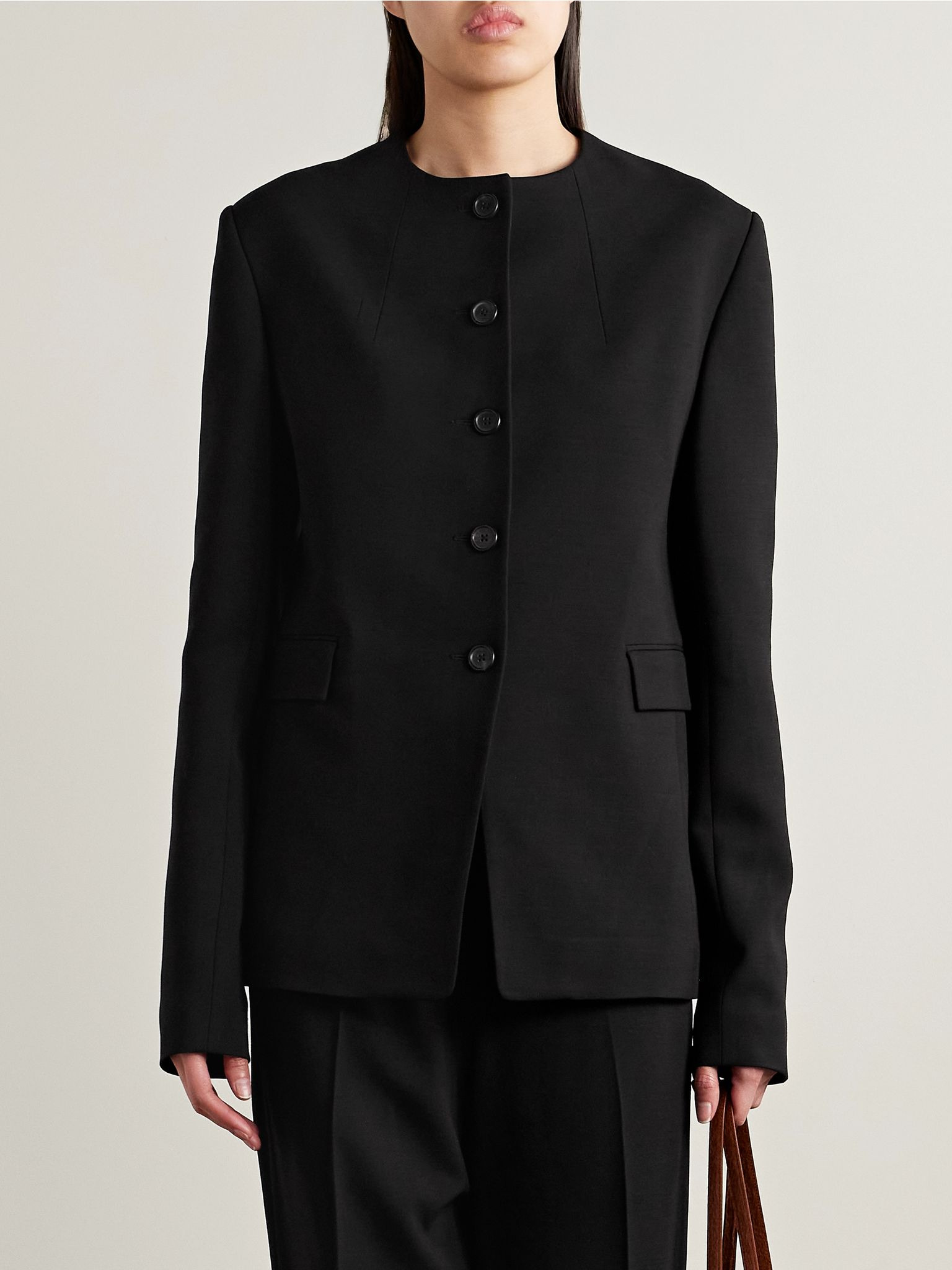 Jameson crepe jacket Black - 3