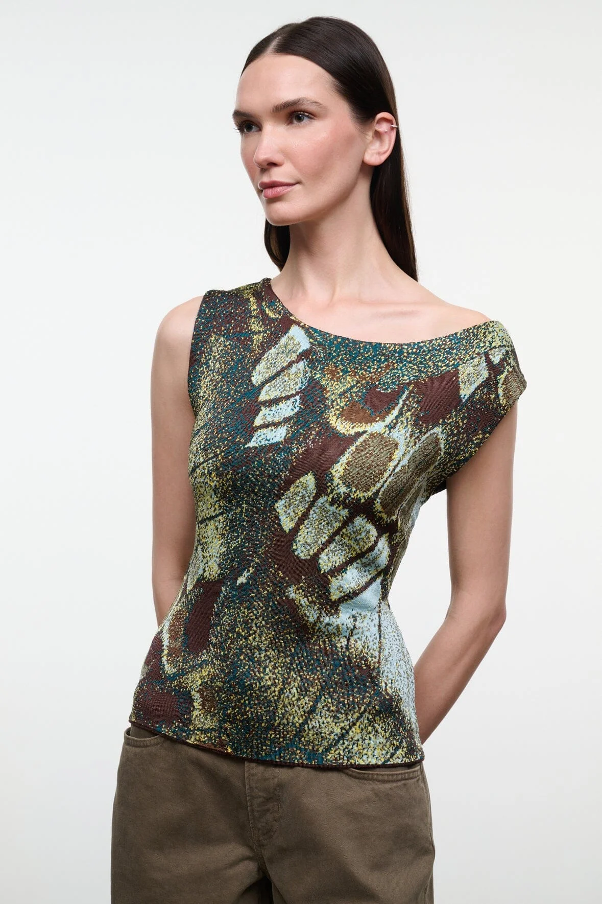 STAUD VERONICA TOP BUTTERFLY MOSS - 1