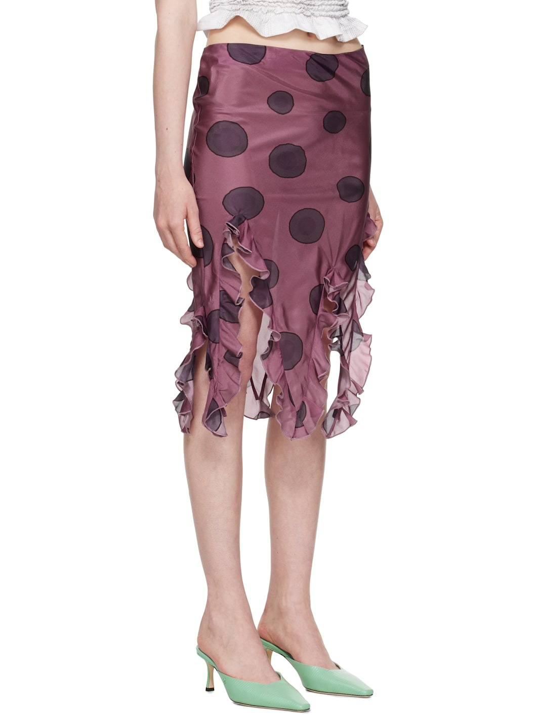 Pink & Black Jellyfish Miniskirt - 2