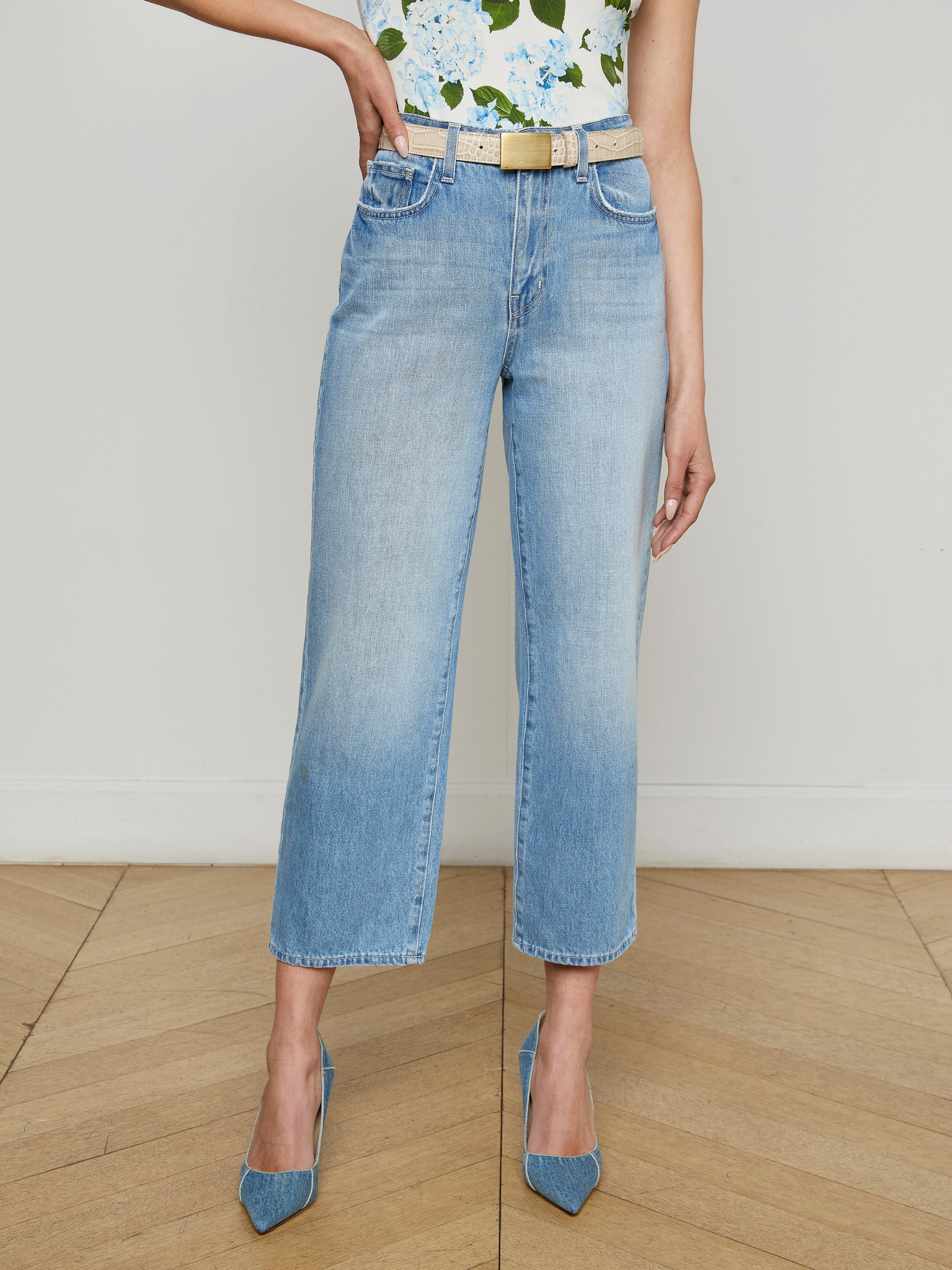 June Cropped Stovepipe Jean - 4