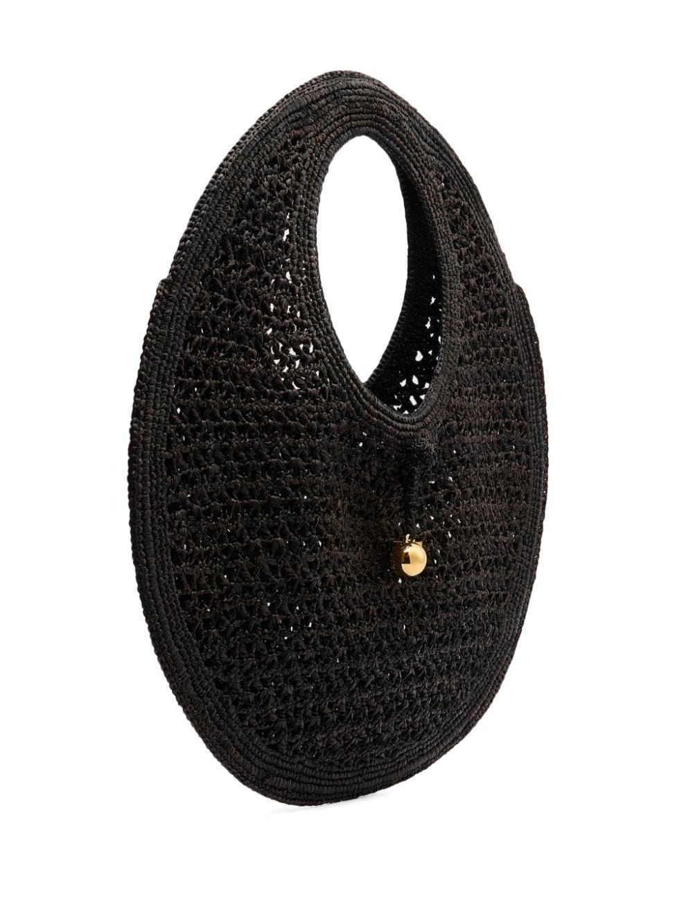 Le Rond Spiaggia raffia shoulder bag - 3