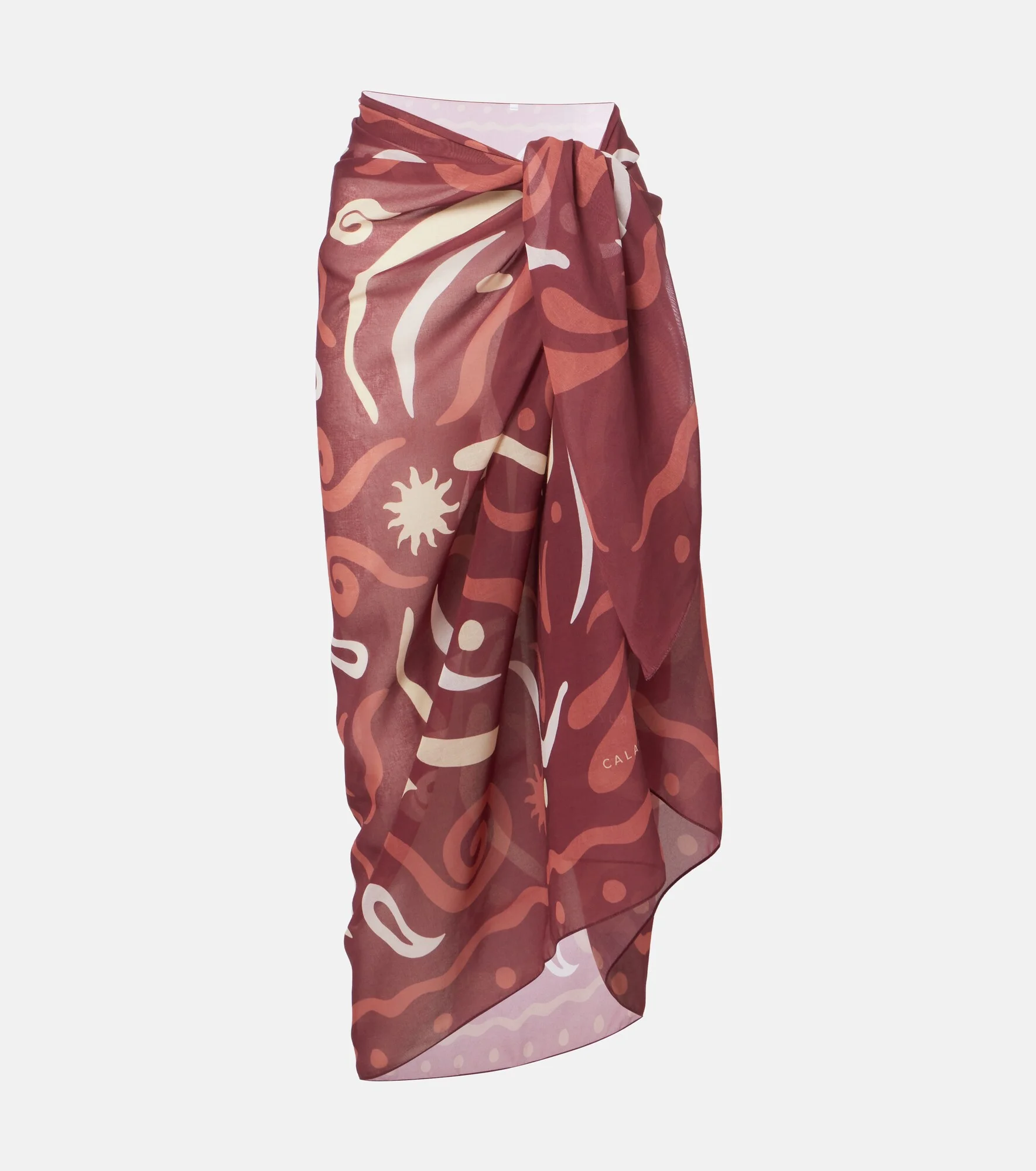 Luana printed beach cover-up - 1