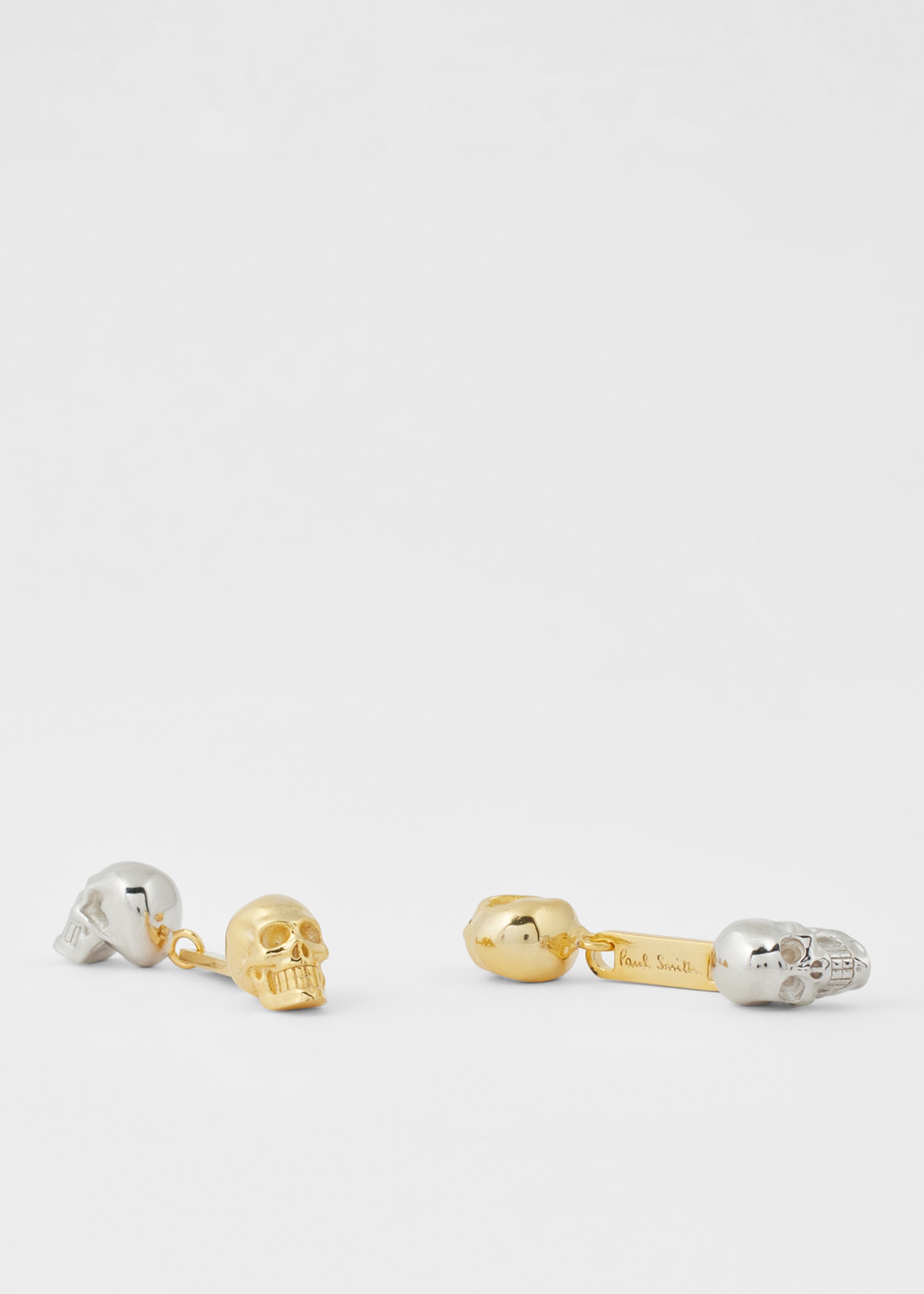 Mixed Metal Skull Cufflinks - 3