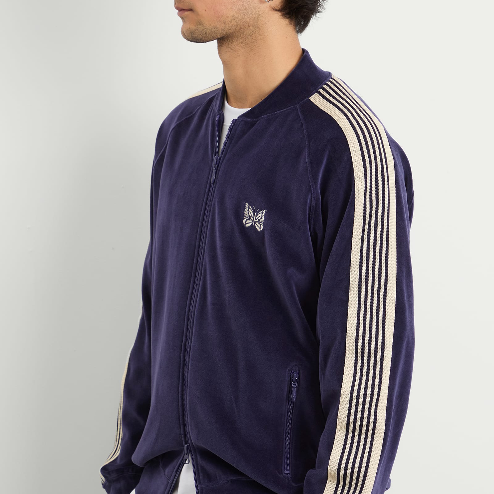 Needles Velour Rib Collar Track jacket - 5
