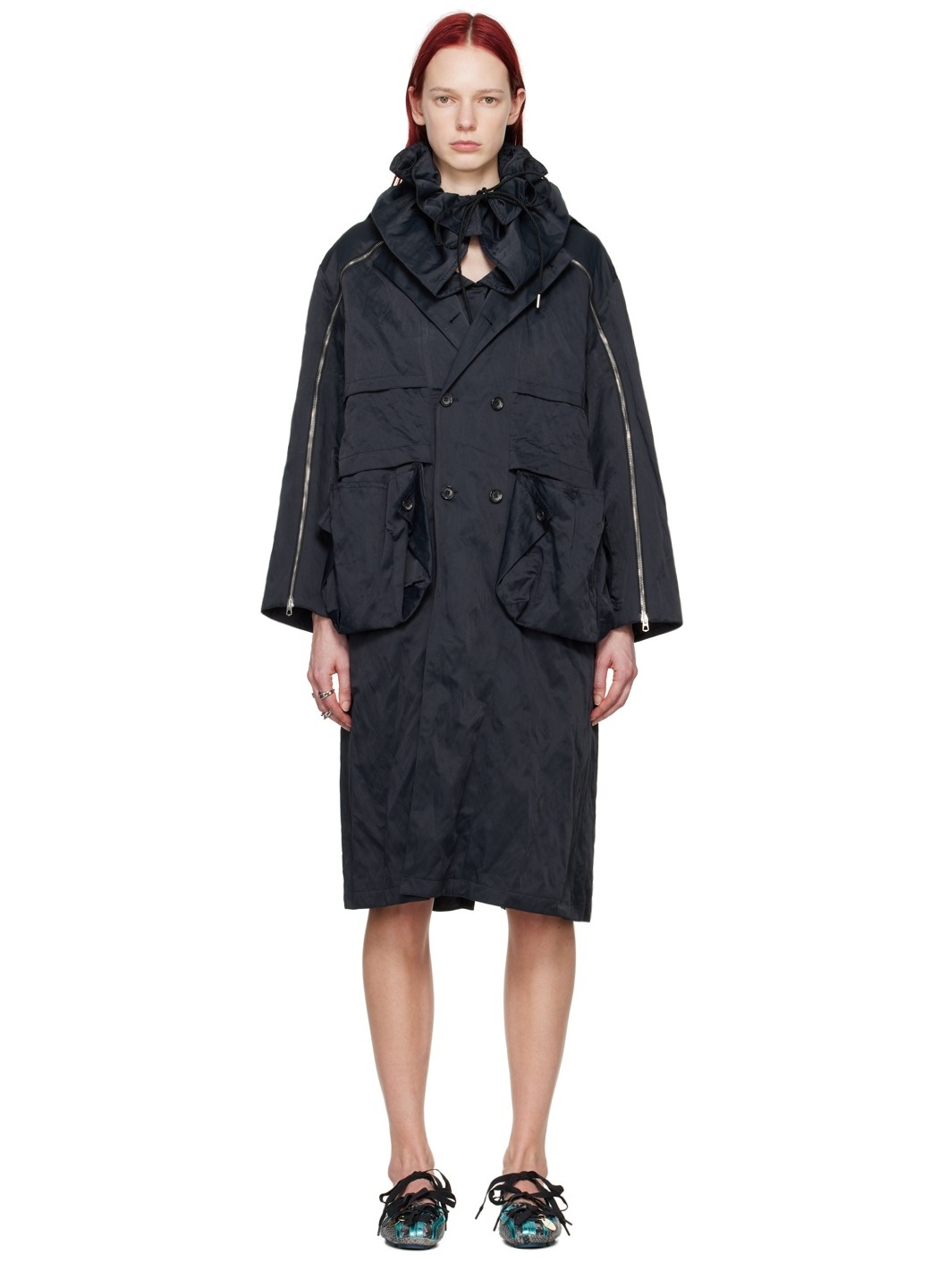 Black Mallarmé Coat - 1