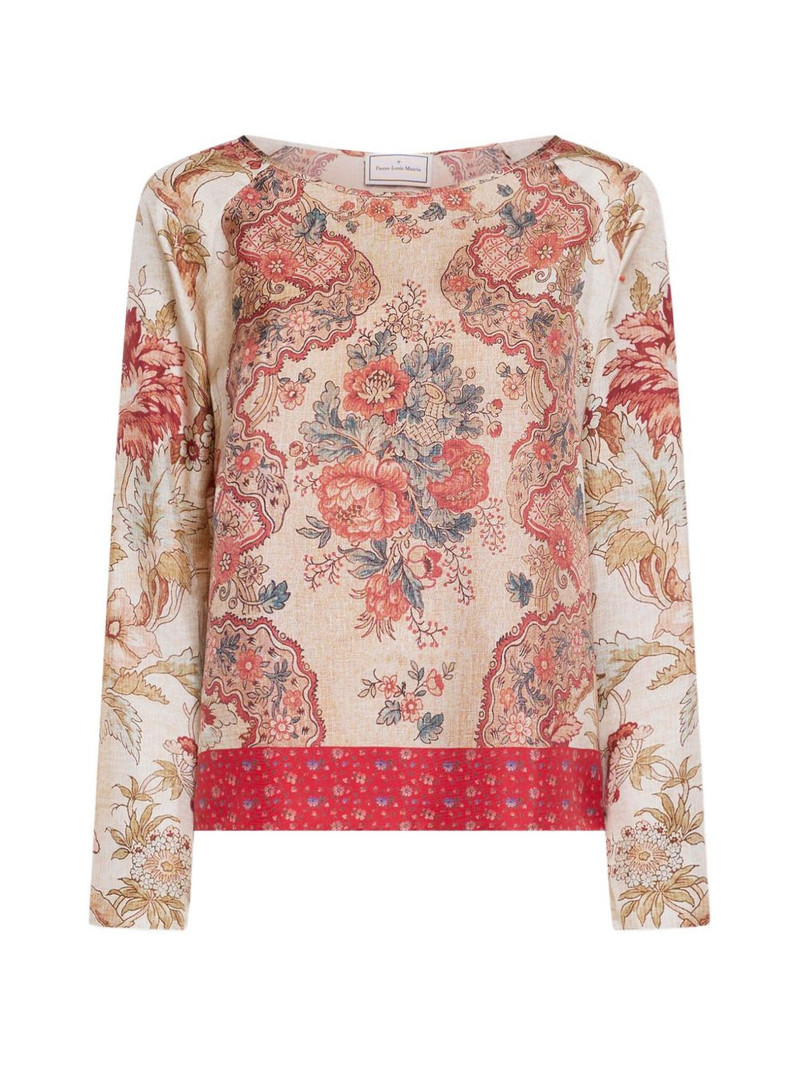 Aloe floral-longsleeve shirt 1