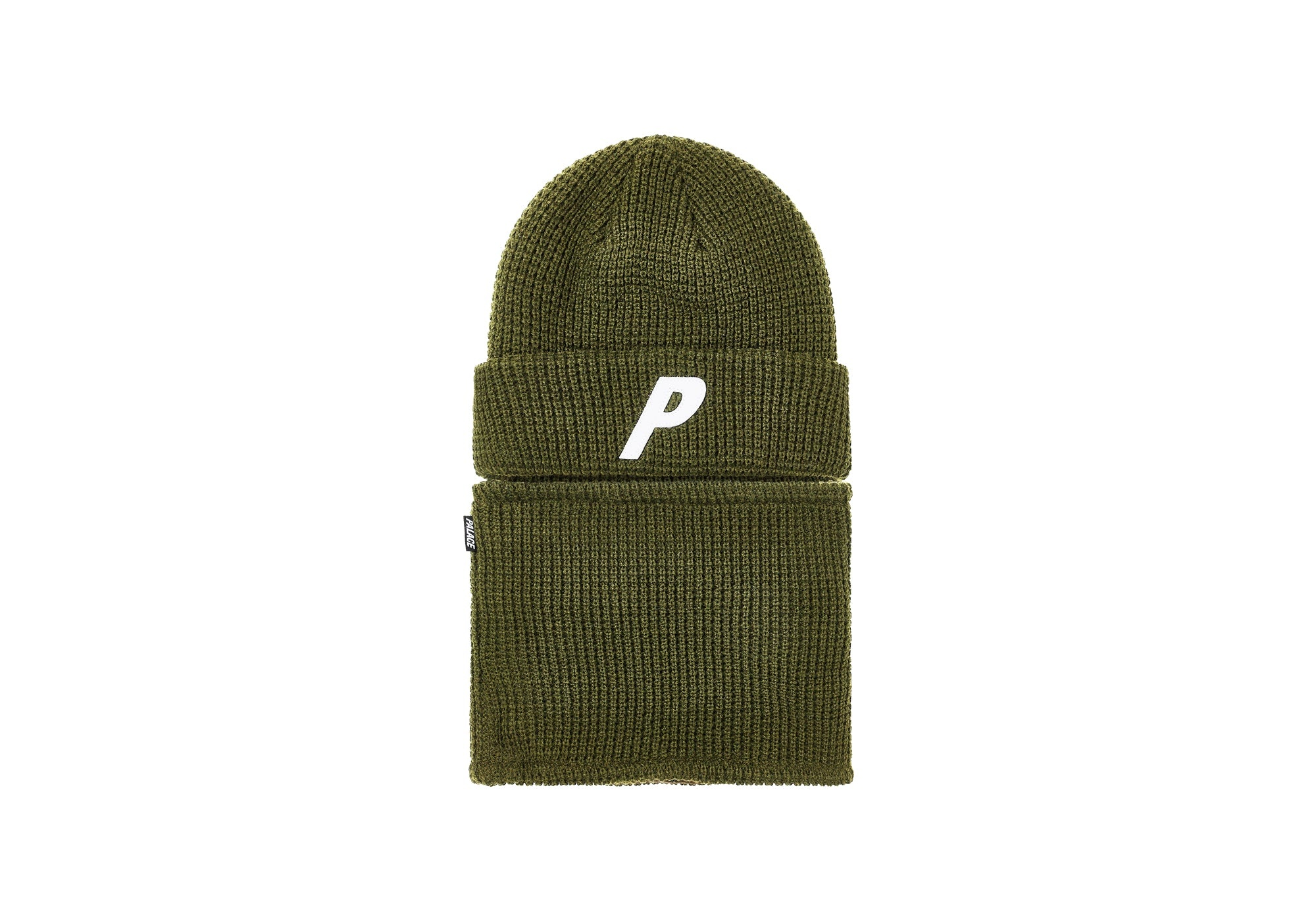 ZIP OFF FACEWARMER P BEANIE THE DEEP GREEN - 1
