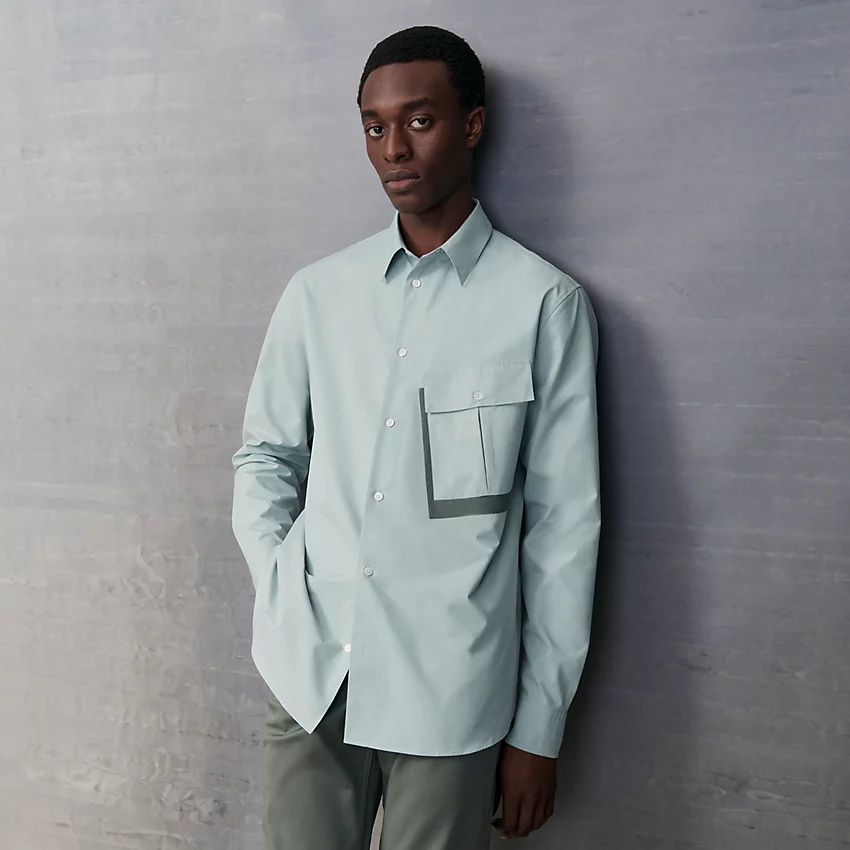 Sporty fit shirt with pocket - 1