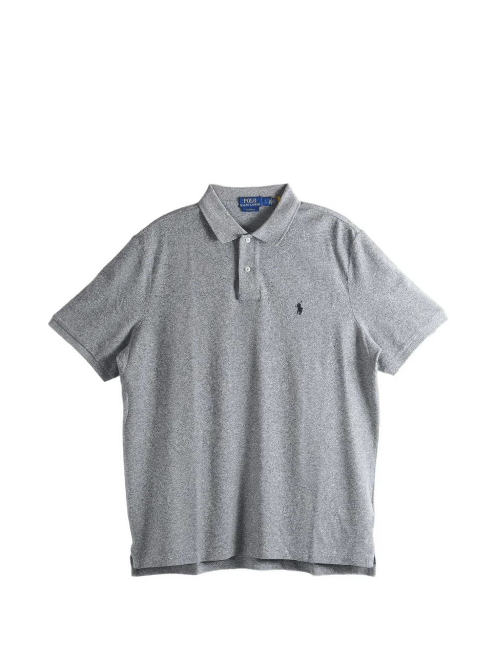 embroidered-logo polo shirt - 1