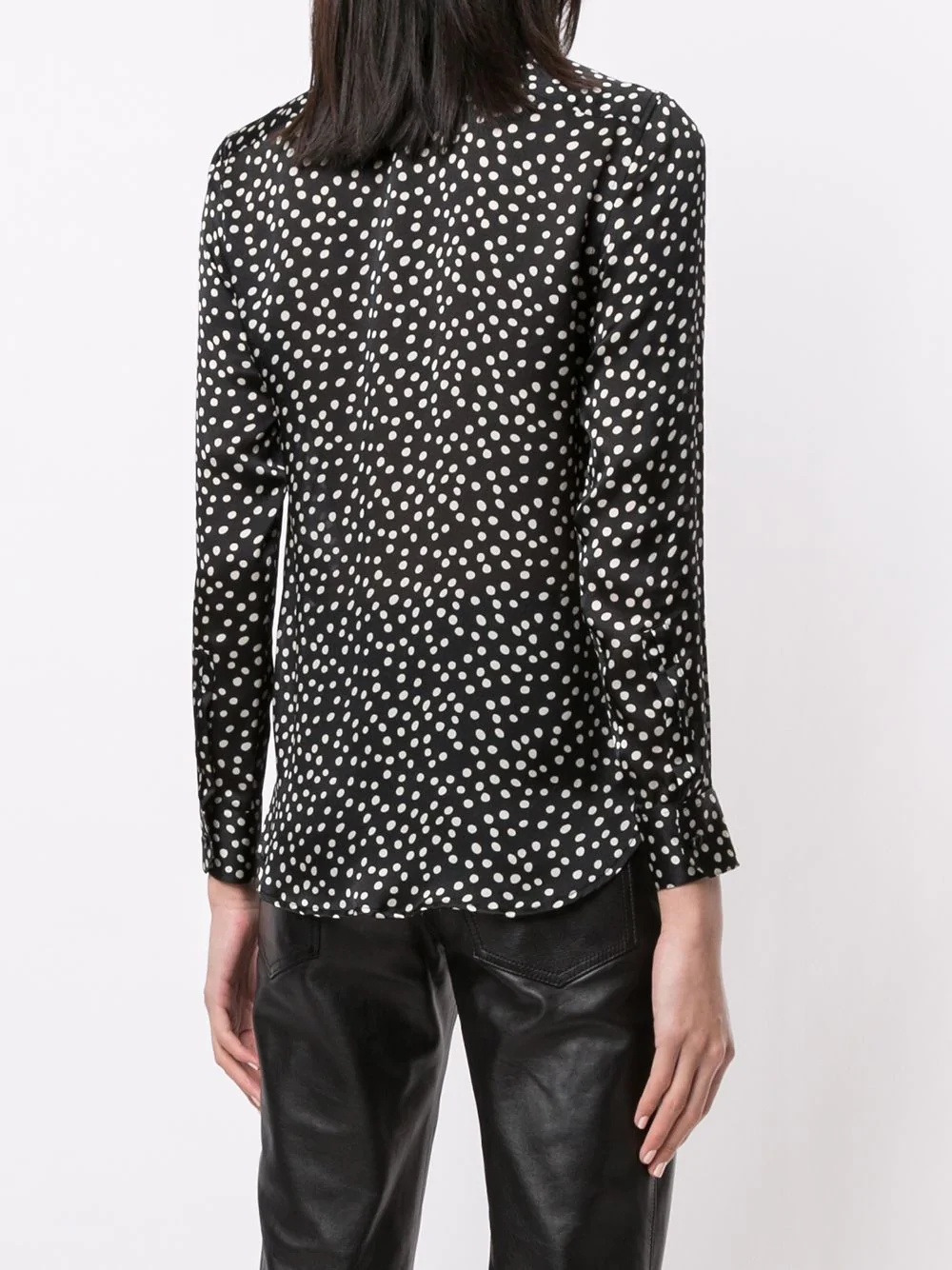 polka-dot print shirt - 4