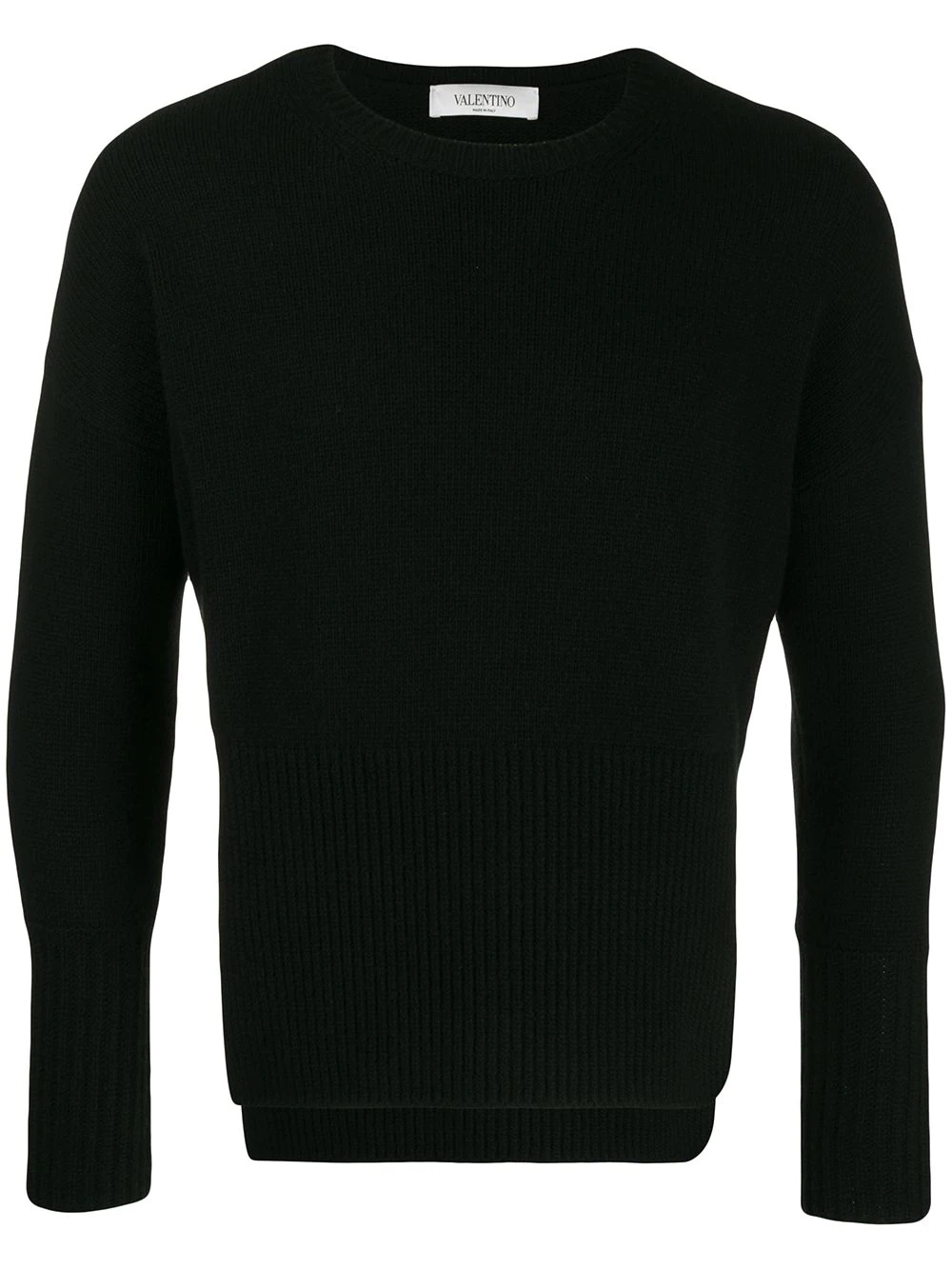 VLTN jacquard knit sweater - 1