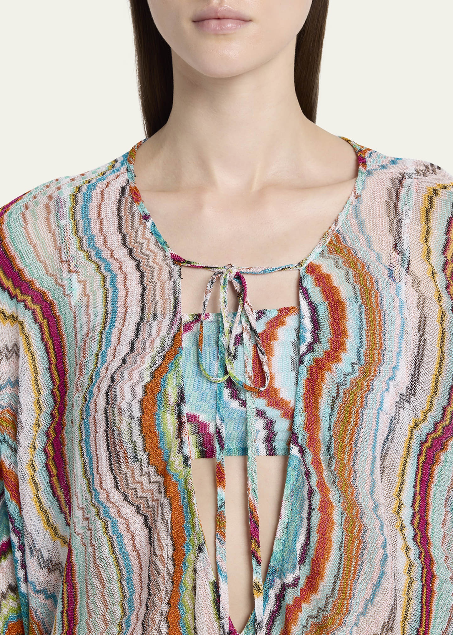 Tie-Front Tunic Coverup - 5