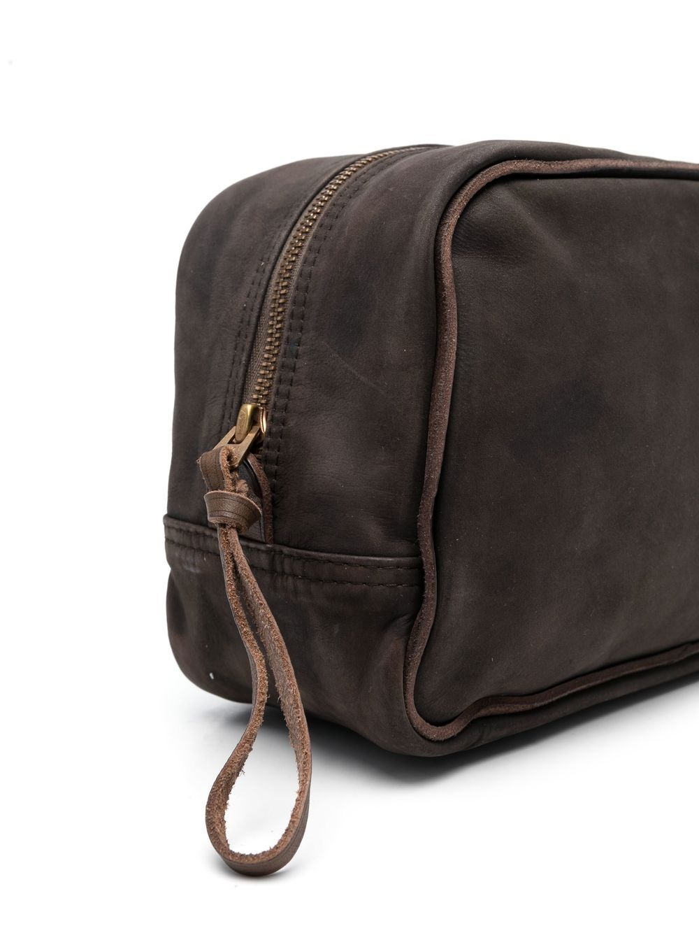 leather travel wash bag - 3