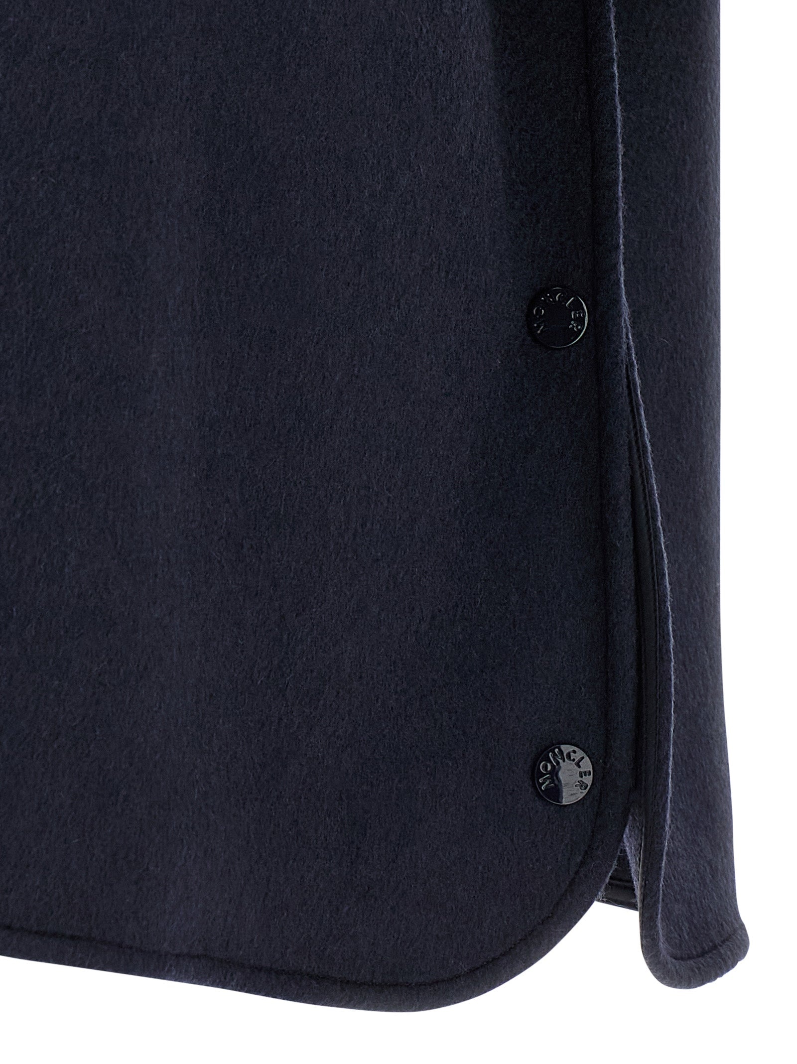 Two-Material Hood Capes Blue - 4