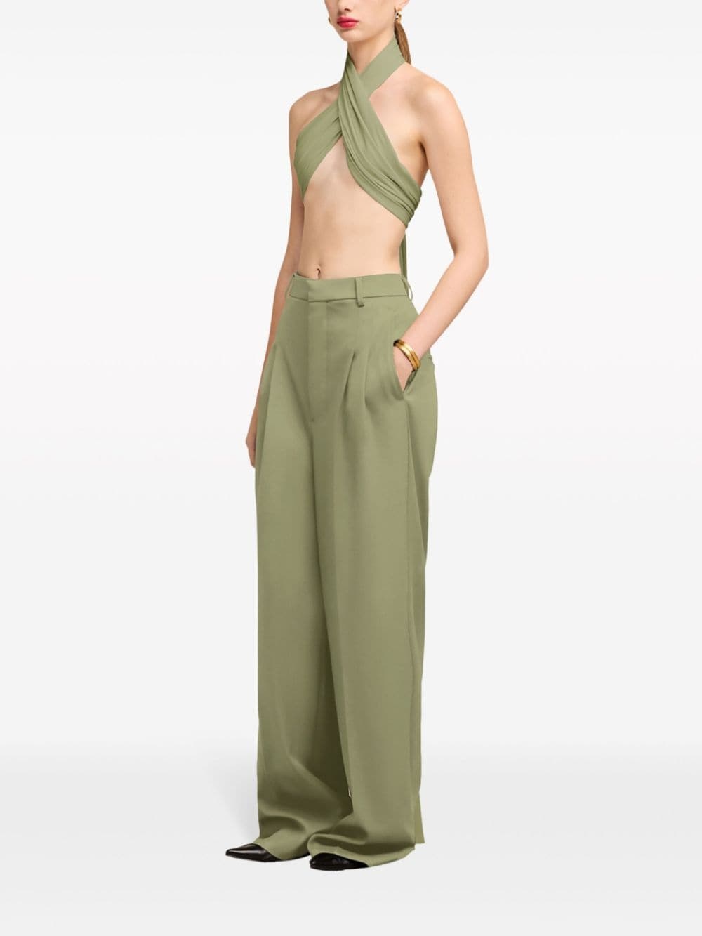 silk wrap top - 3