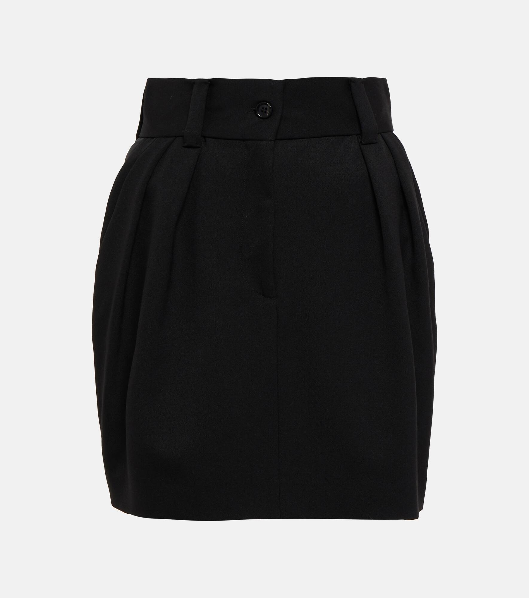 Wool miniskirt - 1