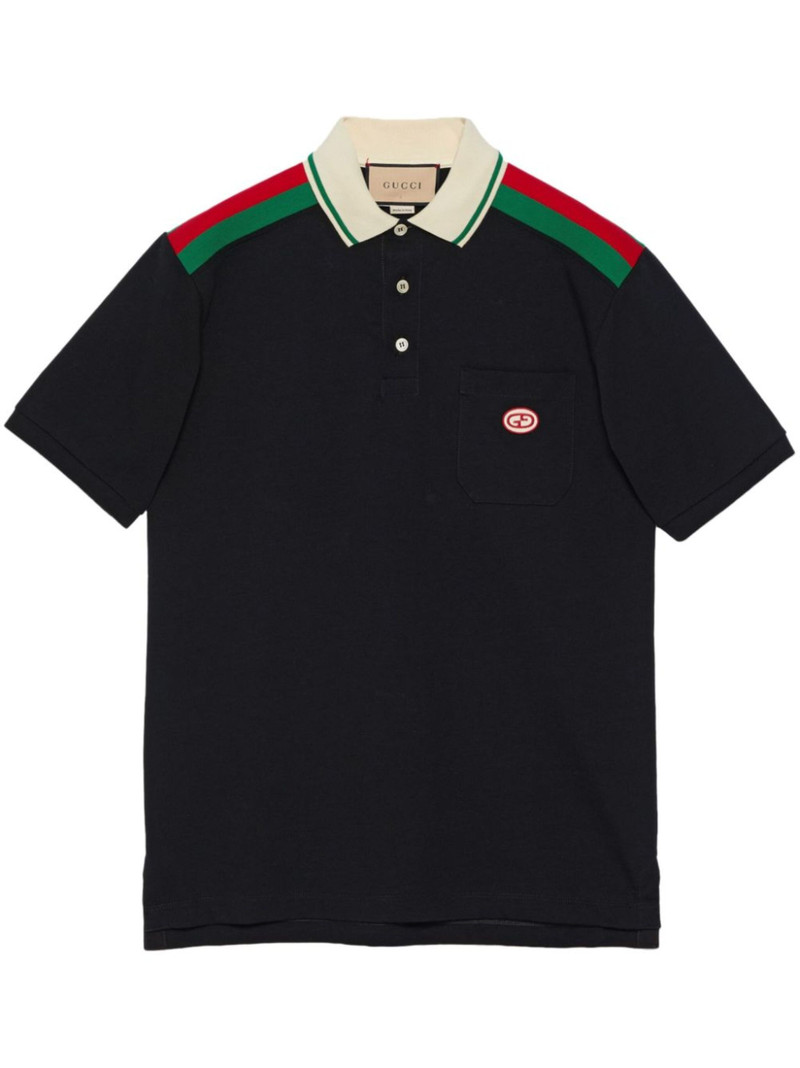 Interlocking G cotton polo shirt - 1