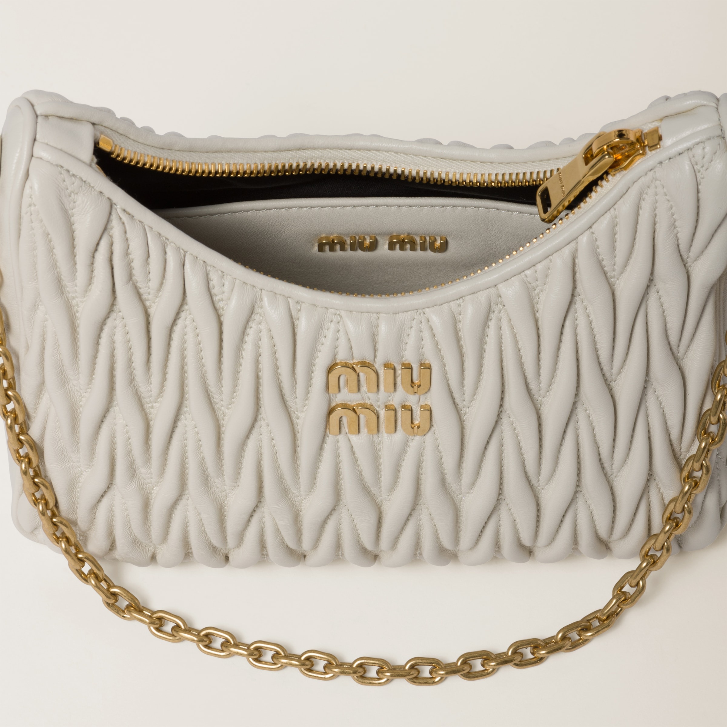 Matelassé nappa leather shoulder bag - 6