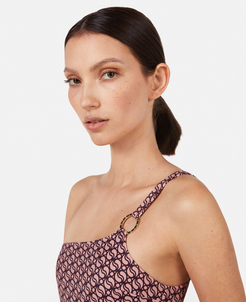 S-Wave Print Swimsuit 4