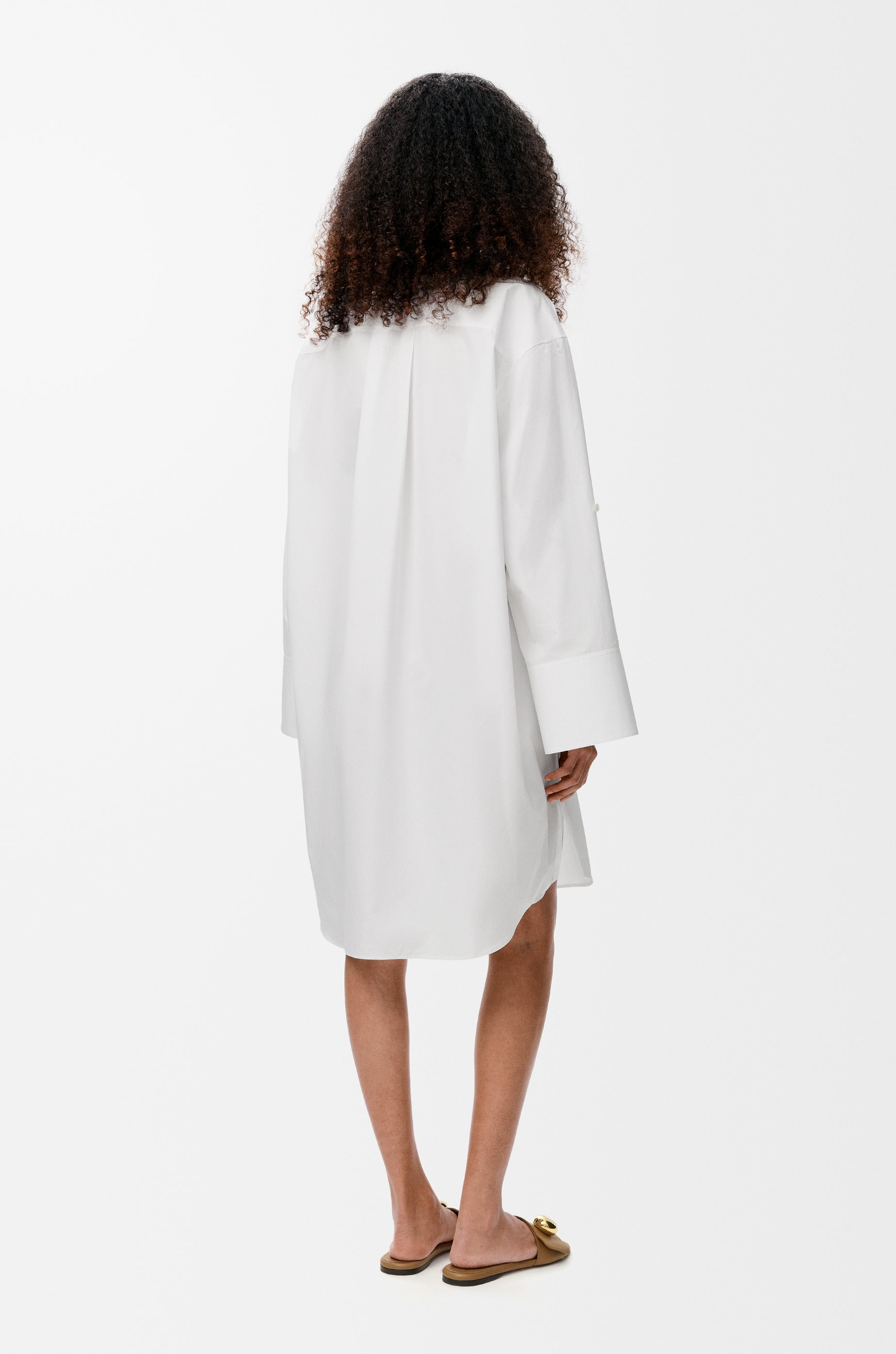 Shirt dress in cotton - 4