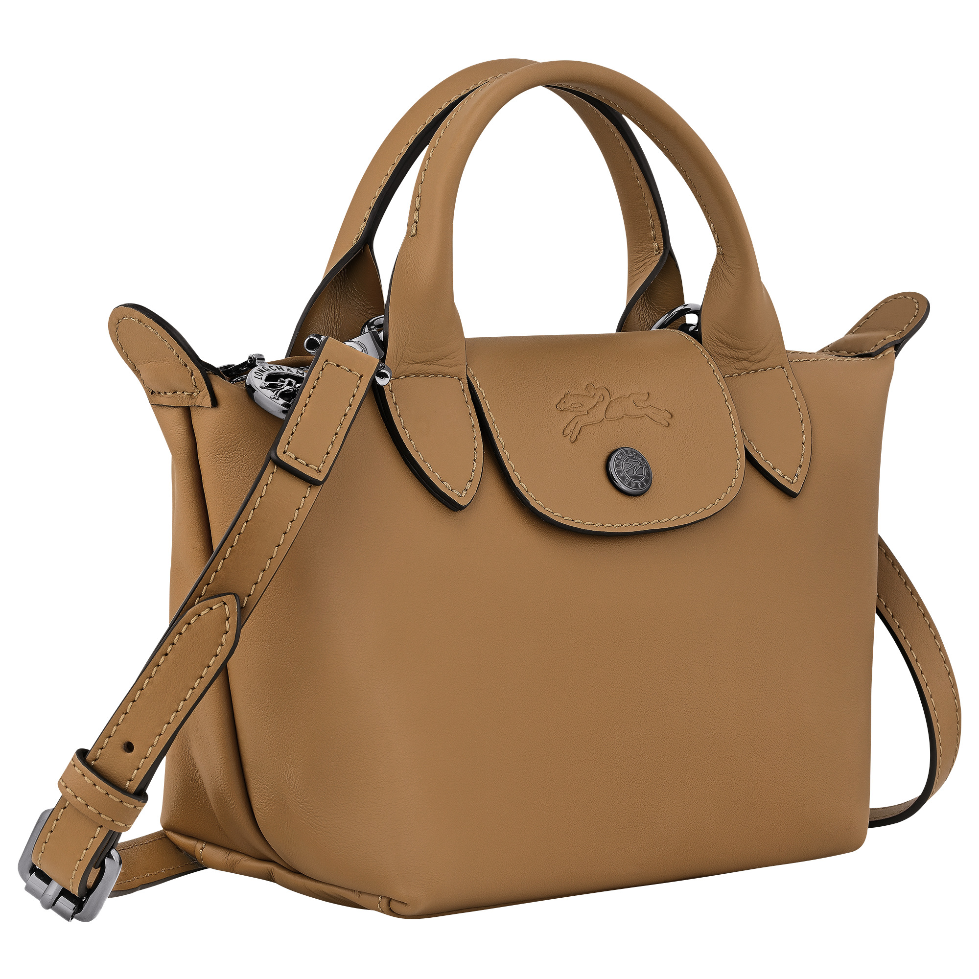 Le Pliage Xtra XS Handbag Tobacco - Leather - 3