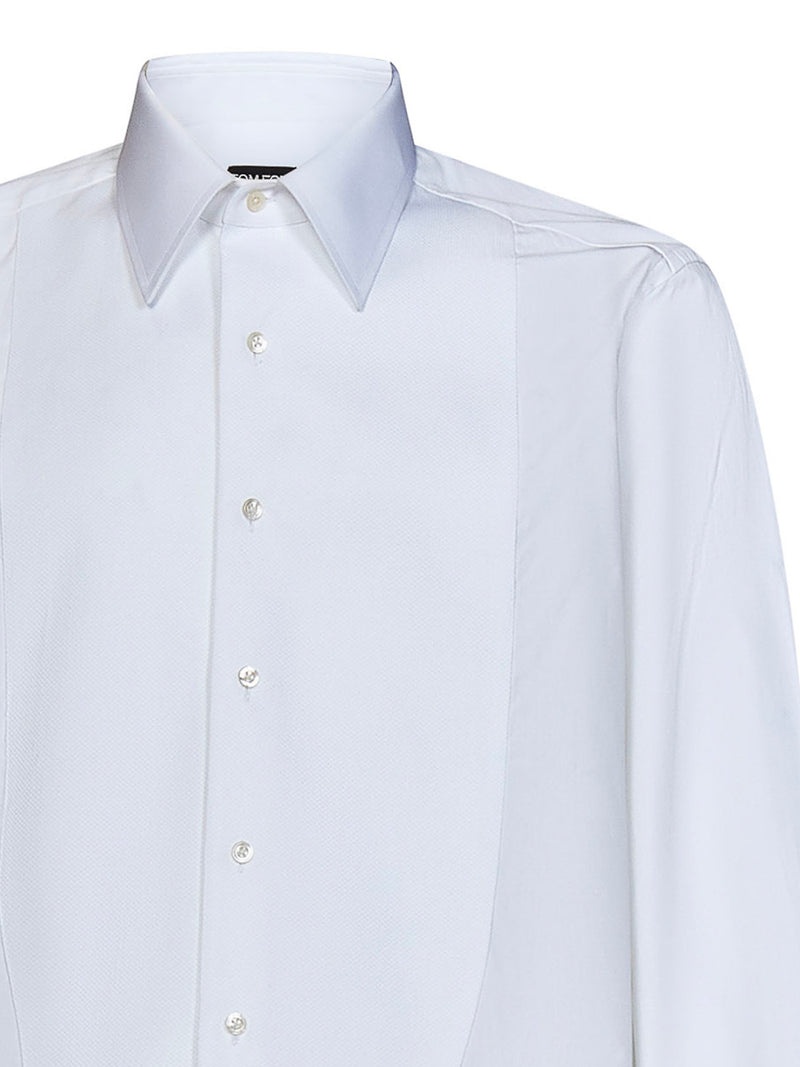 TOM FORD Cotton Shirt White - 3