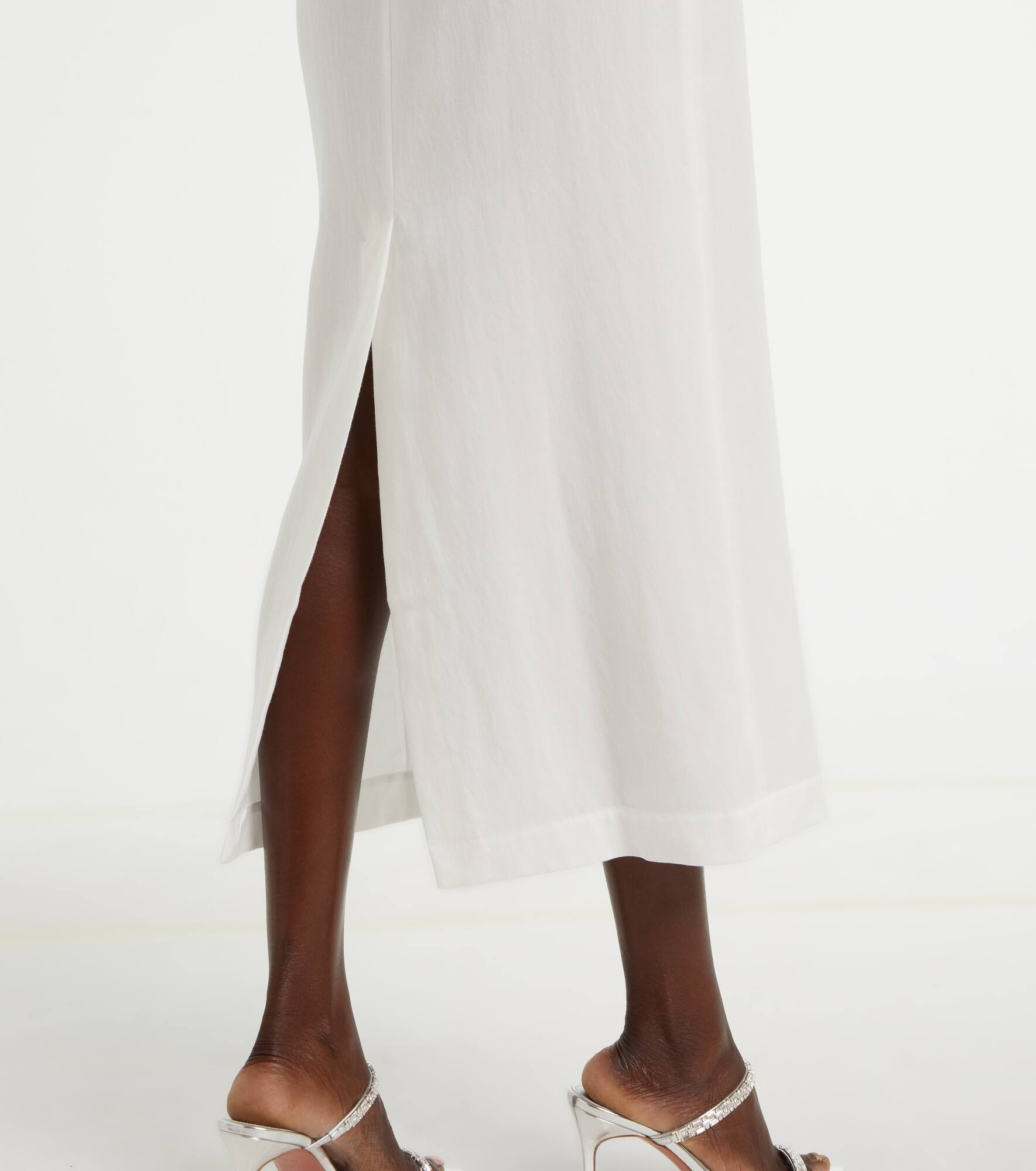 Floral embroidered midi dress - 5